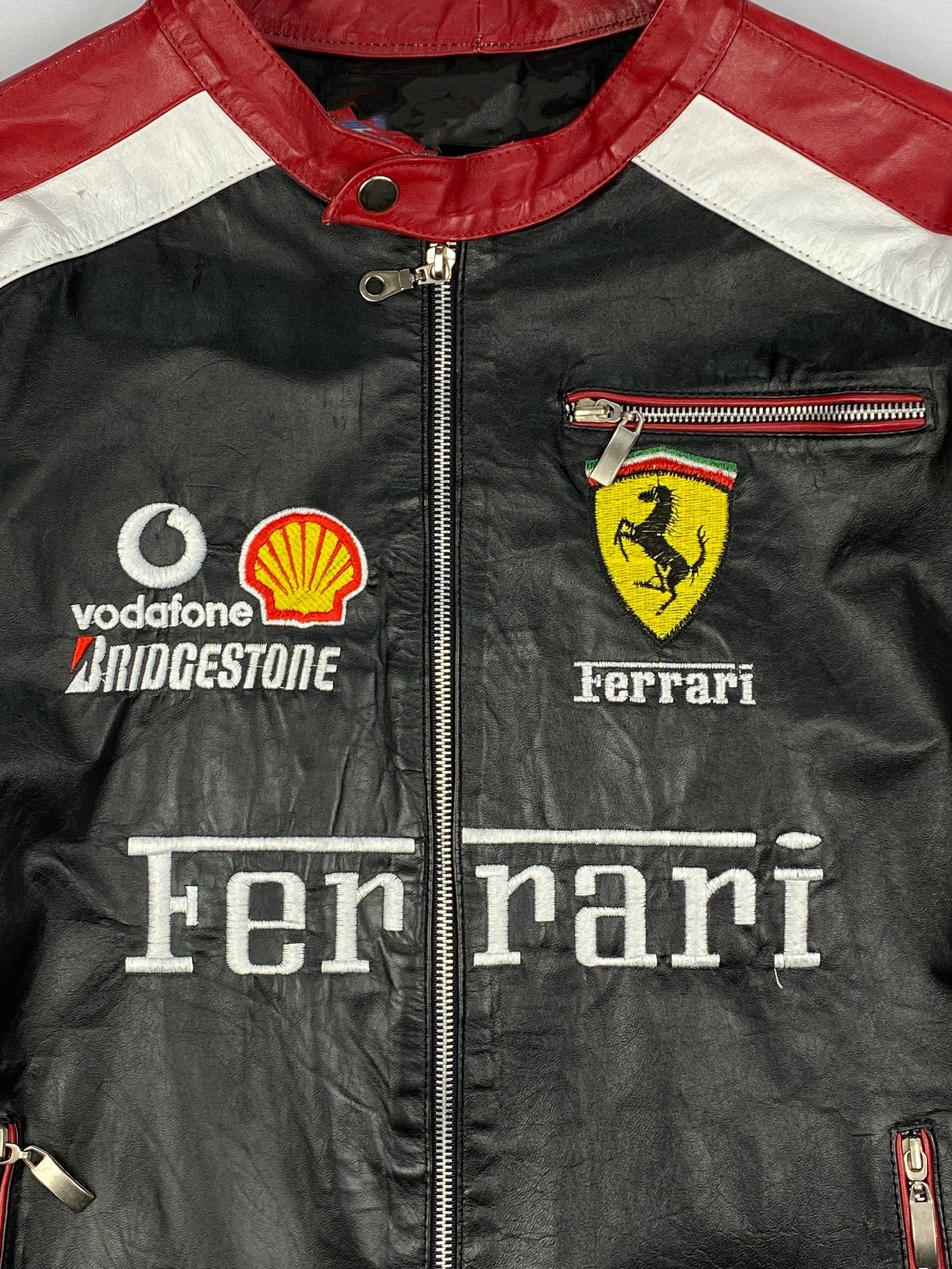 Ferrari Ferrari Streetwear Racing Leather Jacker Size US M / EU 48-50 / 2 - 2 Thumbnail