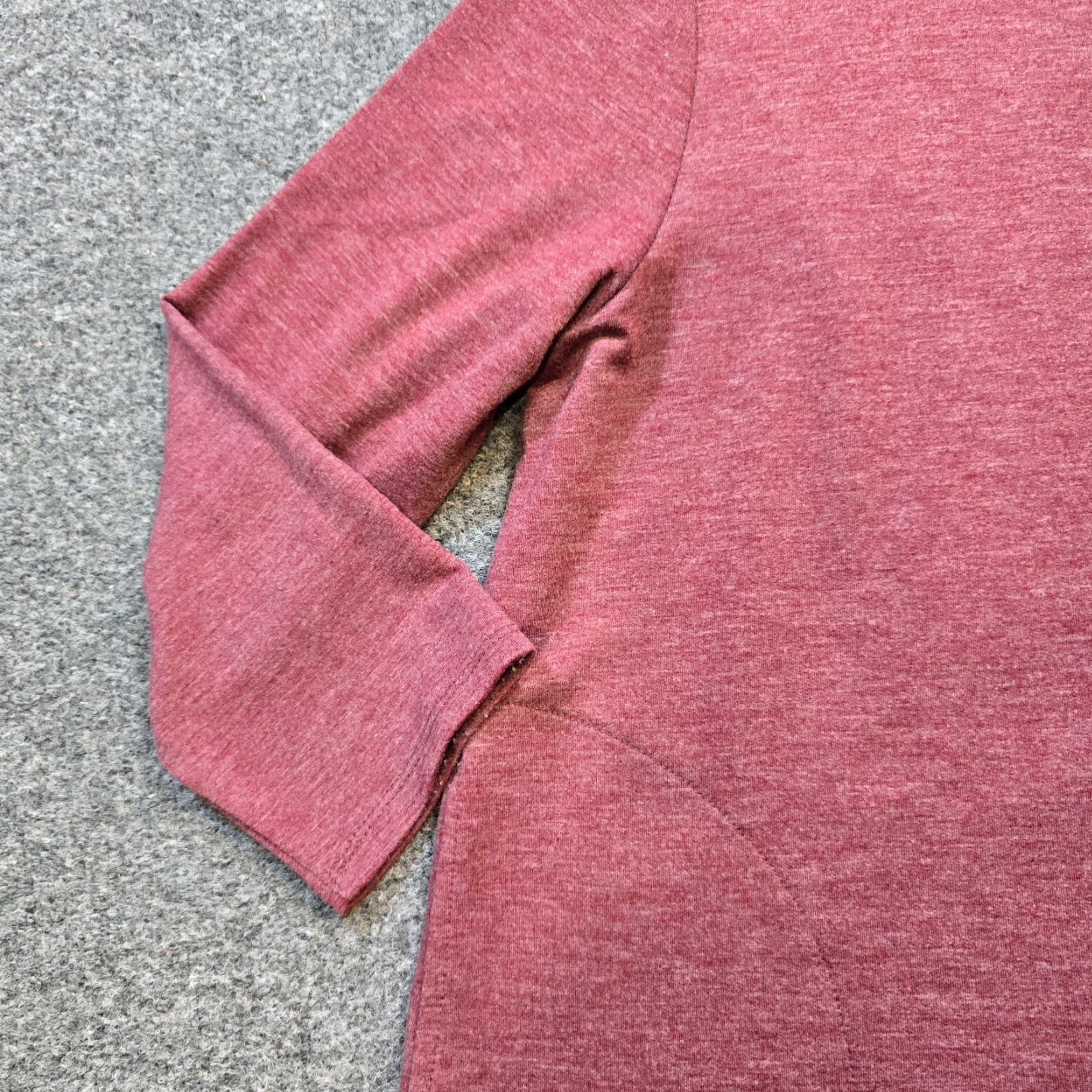 Vintage LOGO Lori Goldstein Sweatshirt Womens Size Medium Red Floral Trim Crochet Casual Size M / US 6-8 / IT 42-44 - 4 Thumbnail