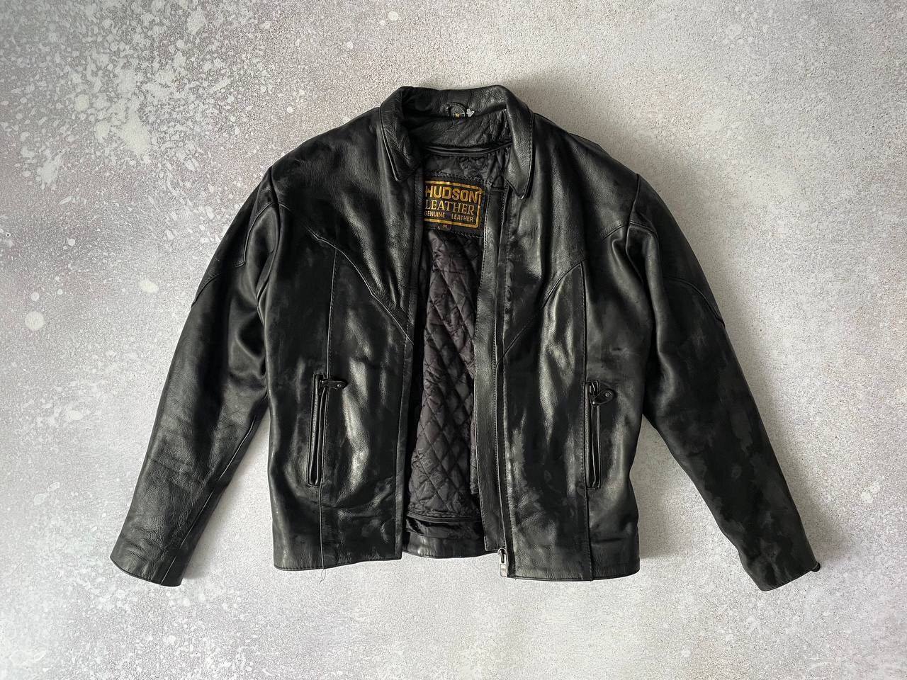 2024 Hudson Leather Racer Jacket