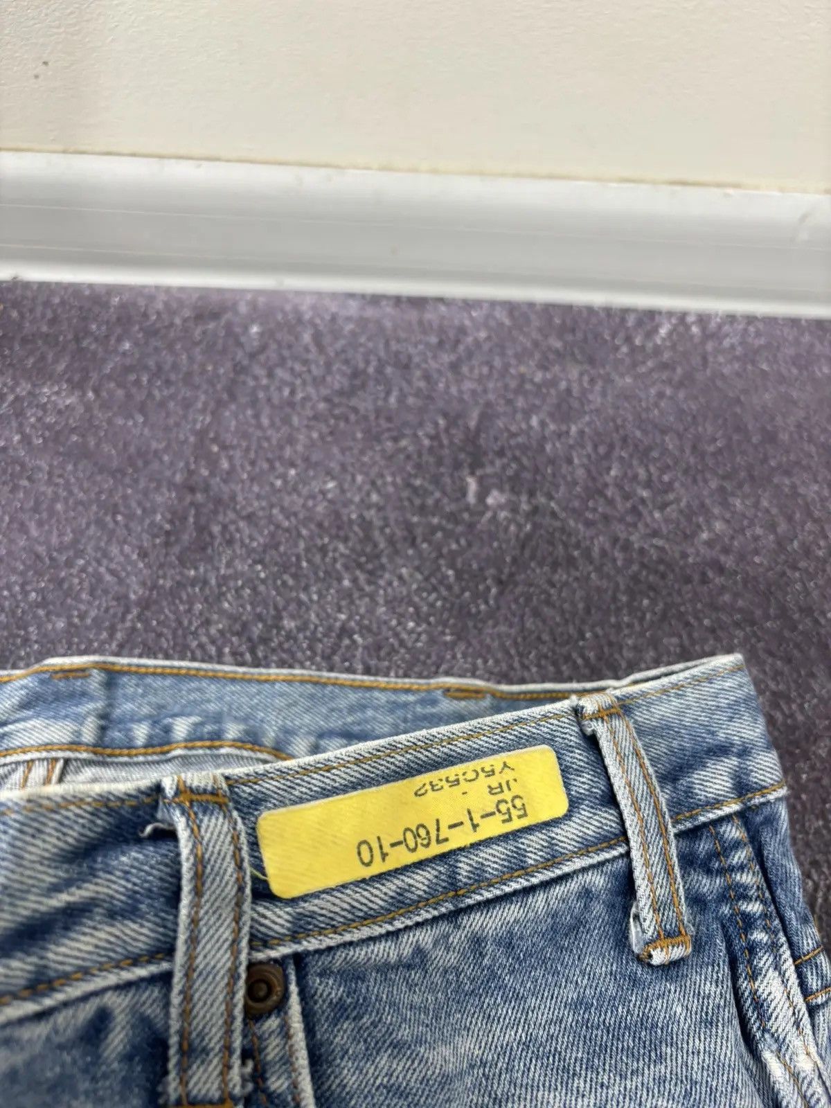 Dickies × Vintage Vintage 90s Dickies Faded Light Blue Work Denim Baggy Jeans Size US 38 / EU 54 - 11 Thumbnail