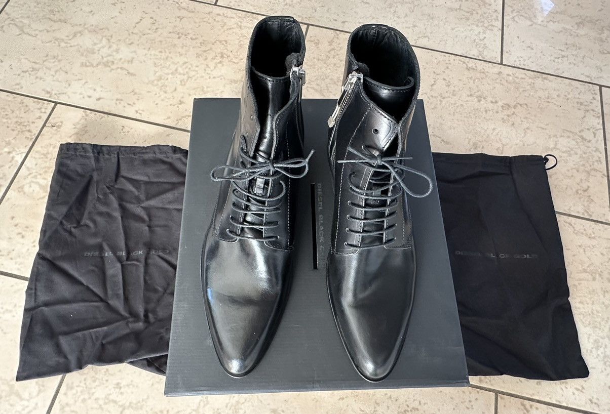 Diesel Black Gold Diesel Black Hold Captain-BO-LA leather boots Size US 12 / EU 45 - 8 Thumbnail