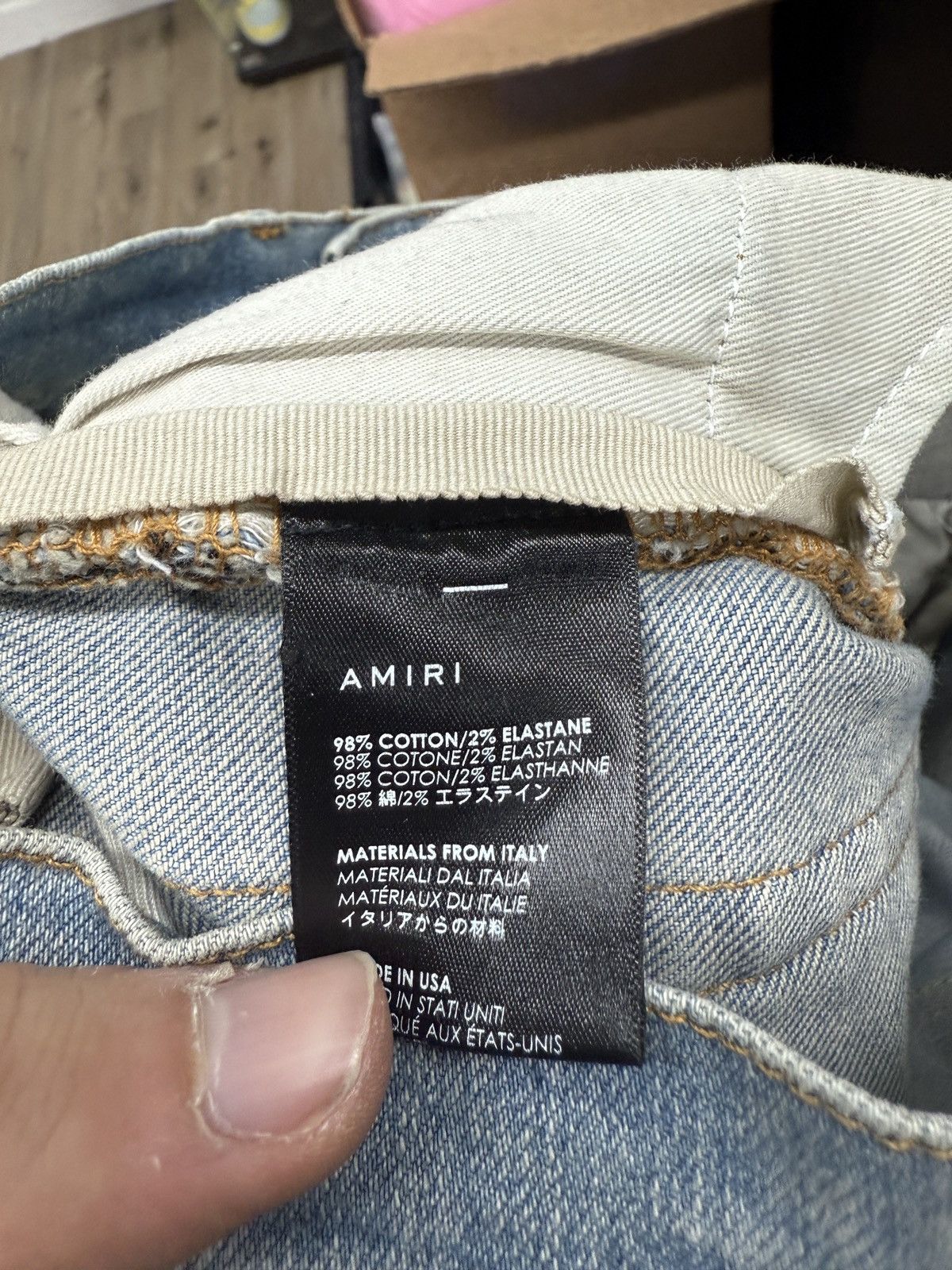 Amiri Amiri MX2 Denim Jeans Size US 29 - 11 Thumbnail