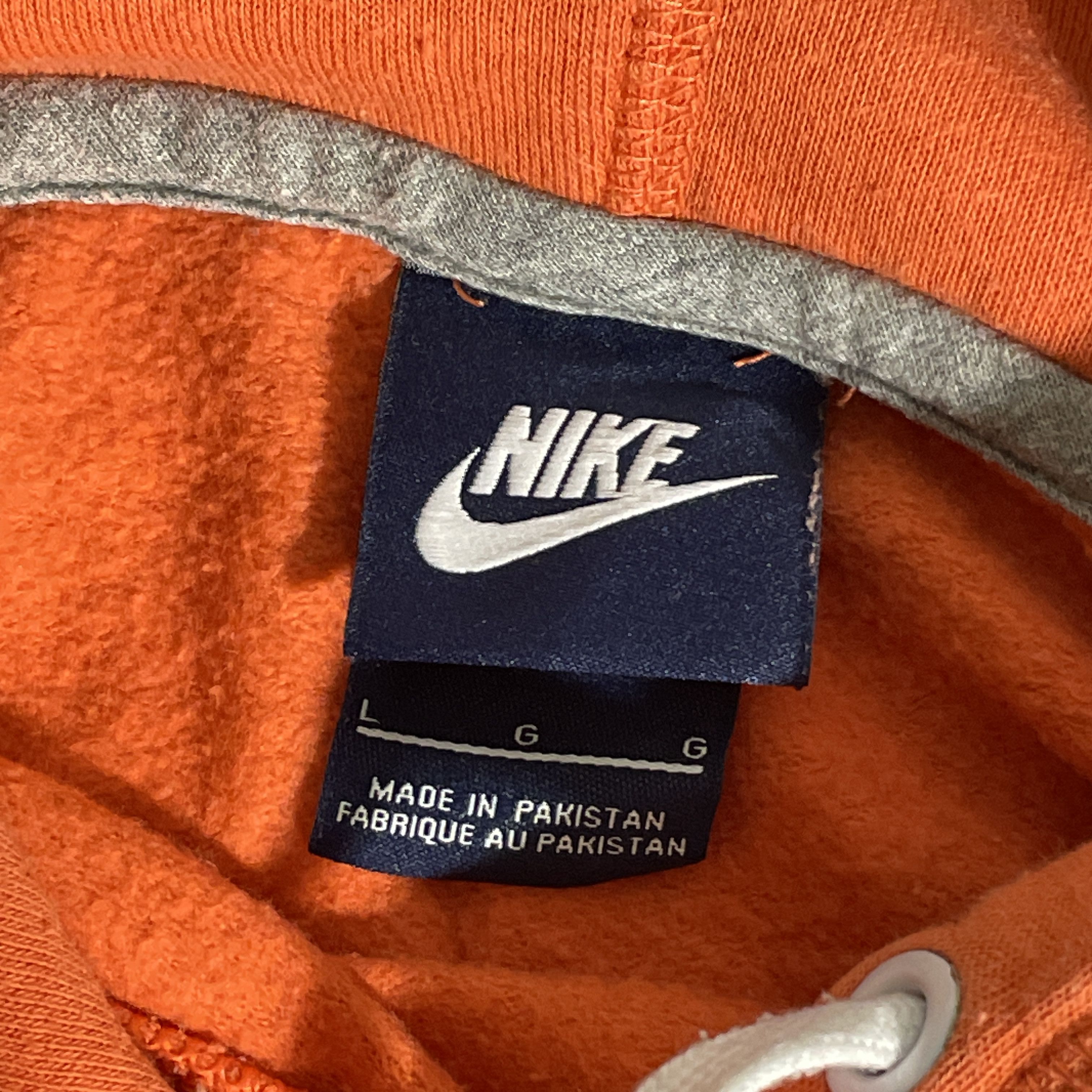 Nike Custom Nike orange Hoodie Tiger Black art grunge opium y2k Size US L / EU 52-54 / 3 - 5 Thumbnail