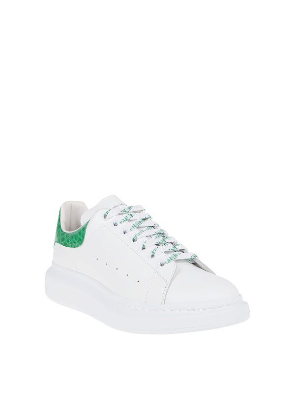 Alexander McQueen o1w1db10725 Oversized Runner in White Size US 15 / EU 48 - 2 Thumbnail