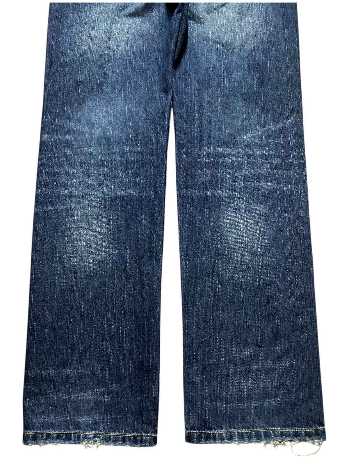 Prps Vintage Japanese Brand Blue Limitless Distressed Loose Jeans Size US 32 / EU 48 - 6 Thumbnail