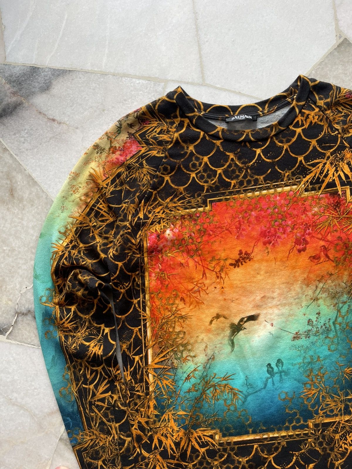 Balmain Balmain Oriental Print Long Sleeve A2 Size US M / EU 48-50 / 2 - 1 Thumbnail