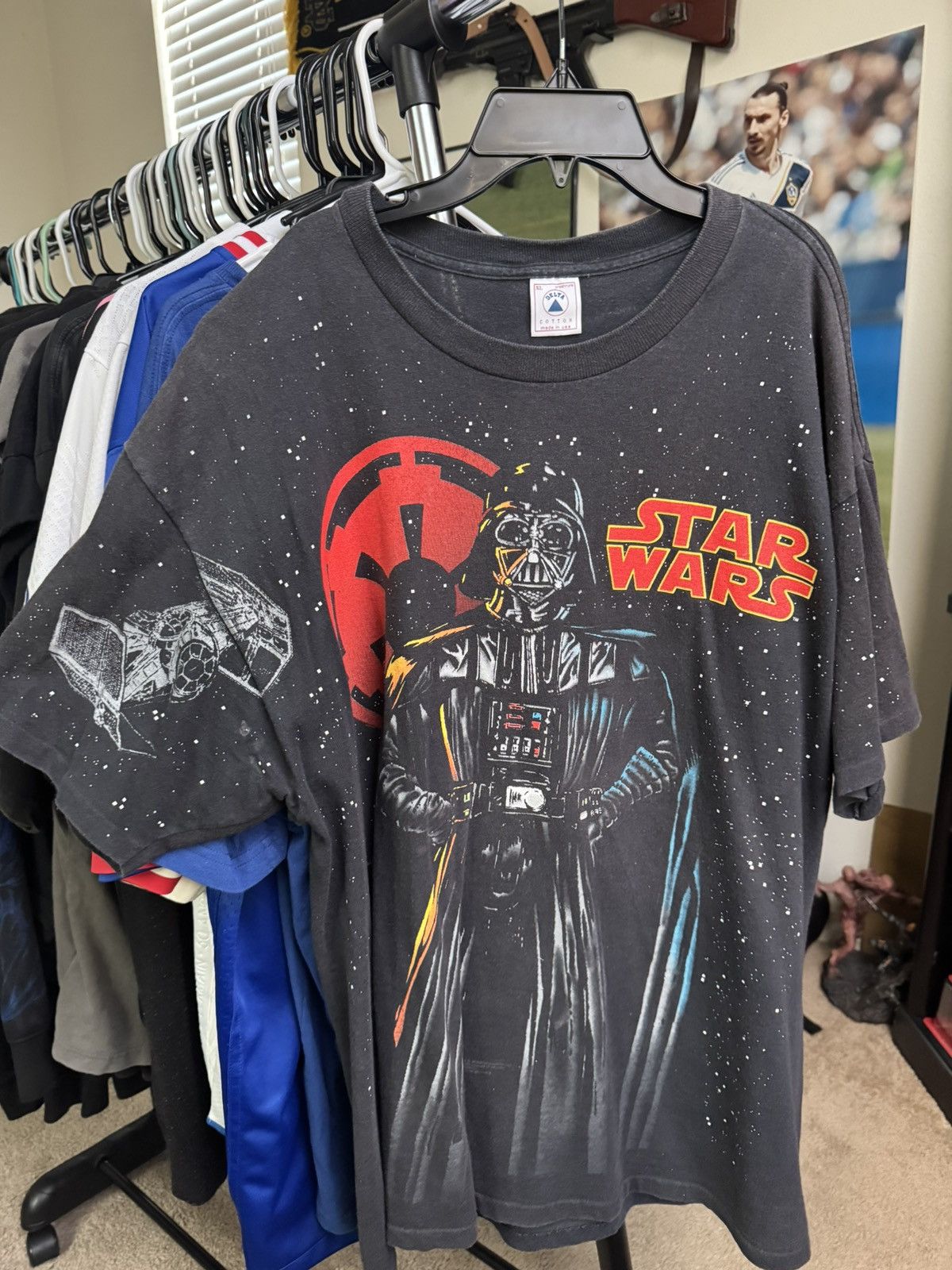 Star Wars Vintage Delta Star Wars Darth Vader Tee Size US XL / EU 56 / 4 - 1 Thumbnail