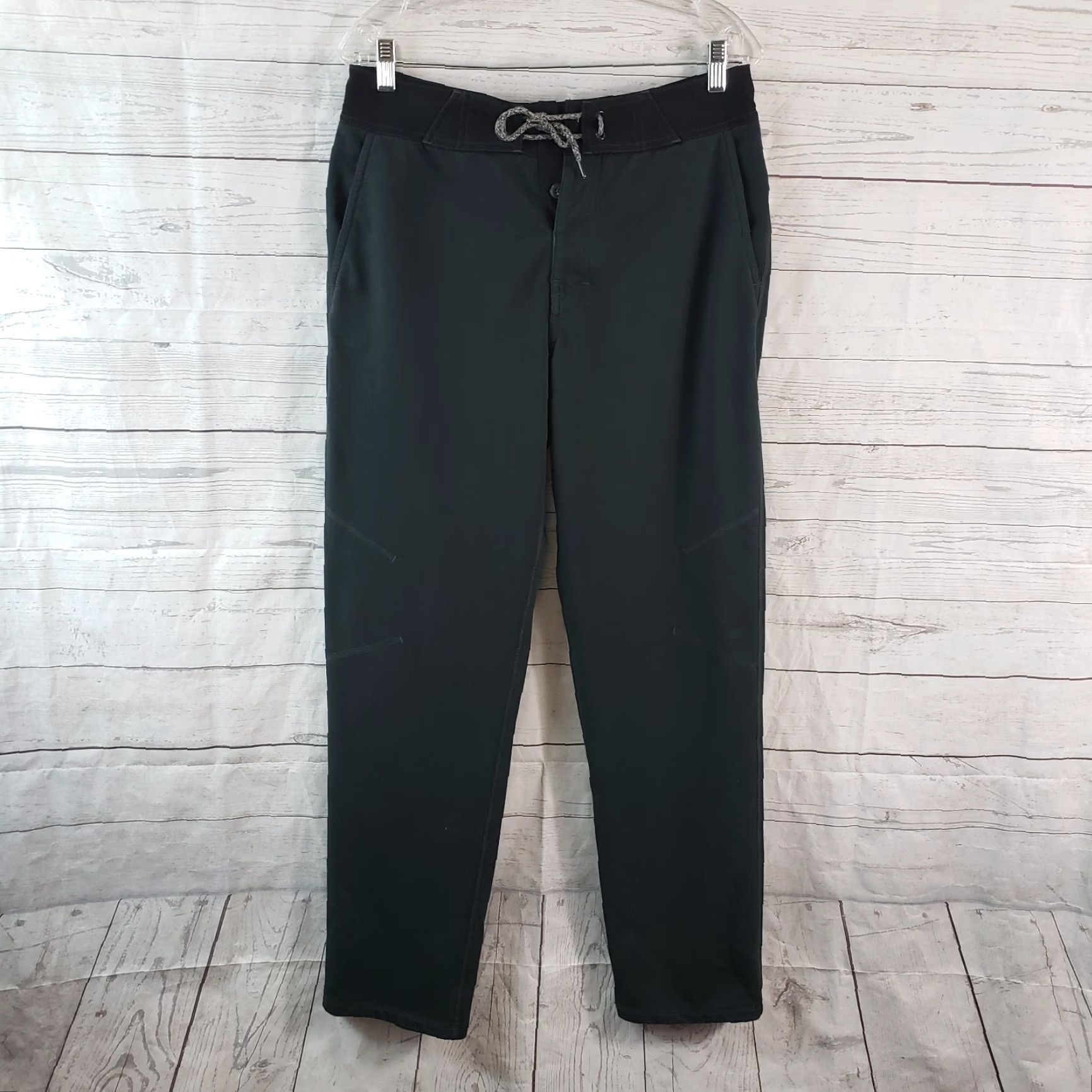Toad&Co Toad&Co Womens Knit Twill Jogger Sz Medium Black Organic Cotton High Rise Size 32" / US 10 / IT 46 - 2 Thumbnail