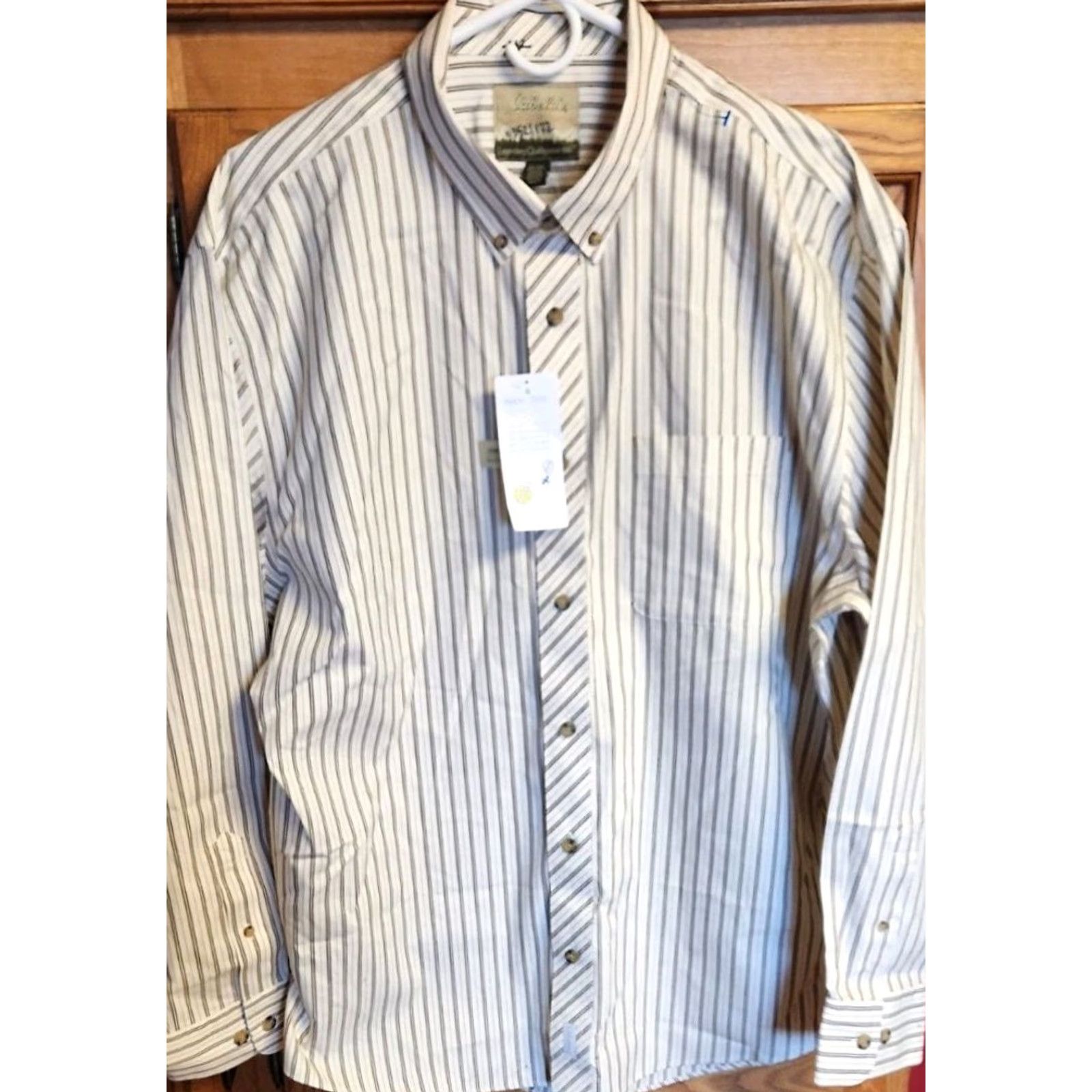 Vintage CABELA’S Outfitter Series Shirt Men’s XL 100% Cotton Button Down Striped Vintage Size US XL / EU 56 / 4 - 3 Thumbnail
