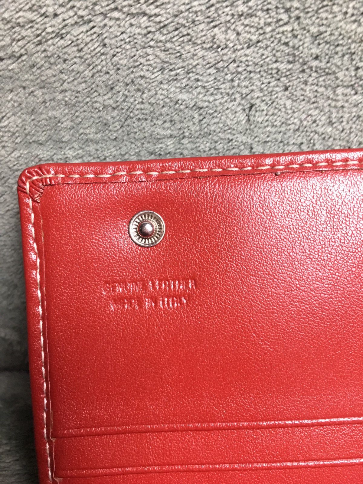 Vivienne Westwood Vivienne Westwood Red Orb Logo Leather Bifold Long Wallet Size ONE SIZE - 6 Thumbnail