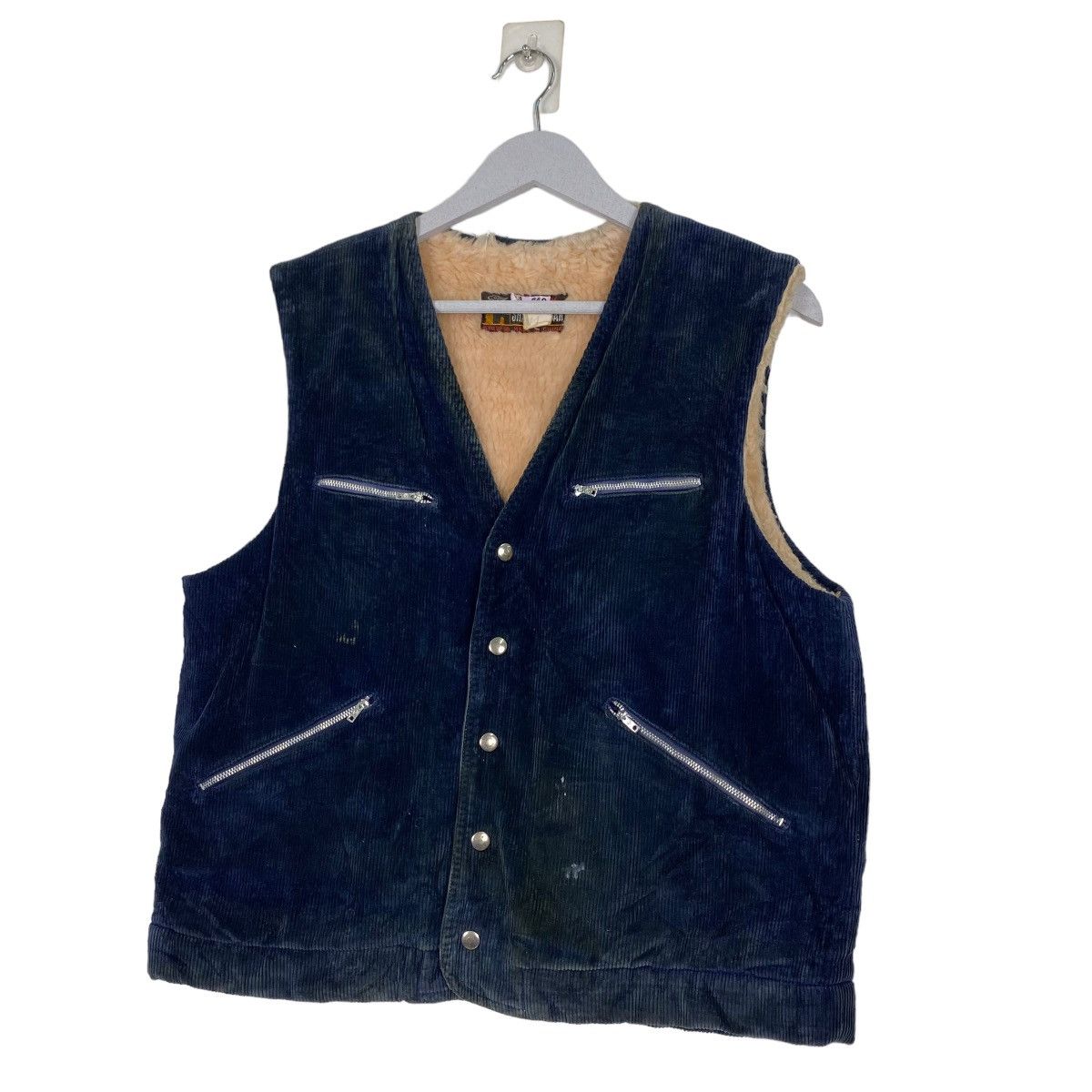 Japanese Brand Shahaiguan Japanase Sherpa Lining Vest Size US M / EU 48-50 / 2 - 2 Thumbnail