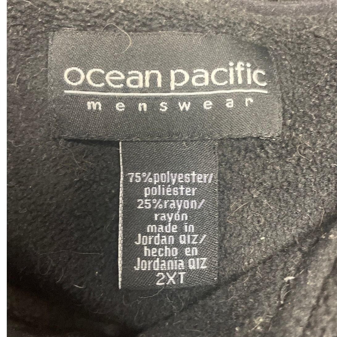 Ocean Pacific Ocean Pacific Mens 2XT PolyRayon Quarter Zip Fleece Pullover Size US XXL / EU 58 / 5 - 5 Thumbnail
