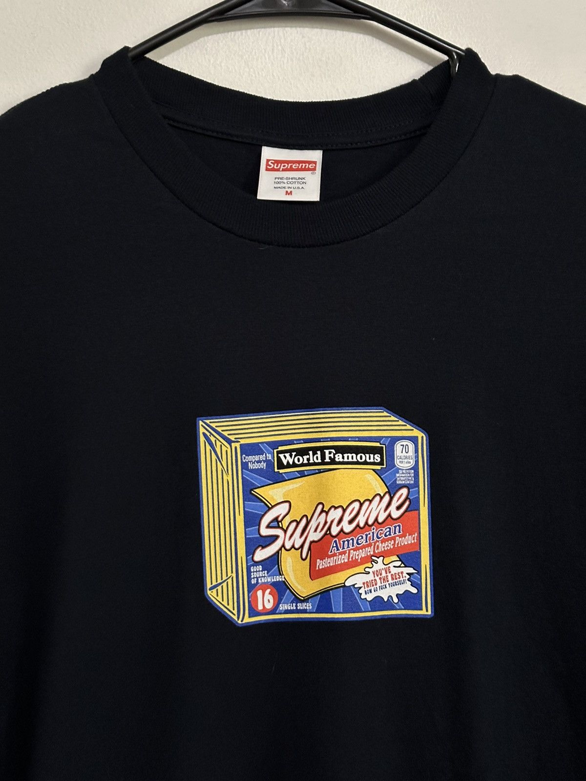 Supreme Supreme Cheese Tee Size US M / EU 48-50 / 2 - 2 Thumbnail