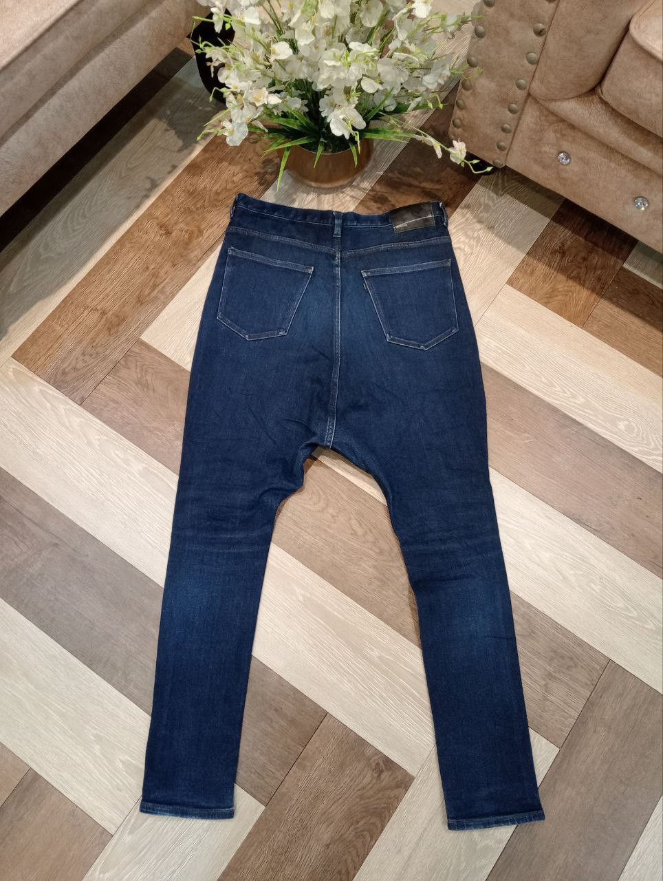 Lad Musician LAD MUSICIAN SAROUEL SKINNY BLUE STRETCH PANTS - SIZE 44 Size US 31 - 12 Thumbnail