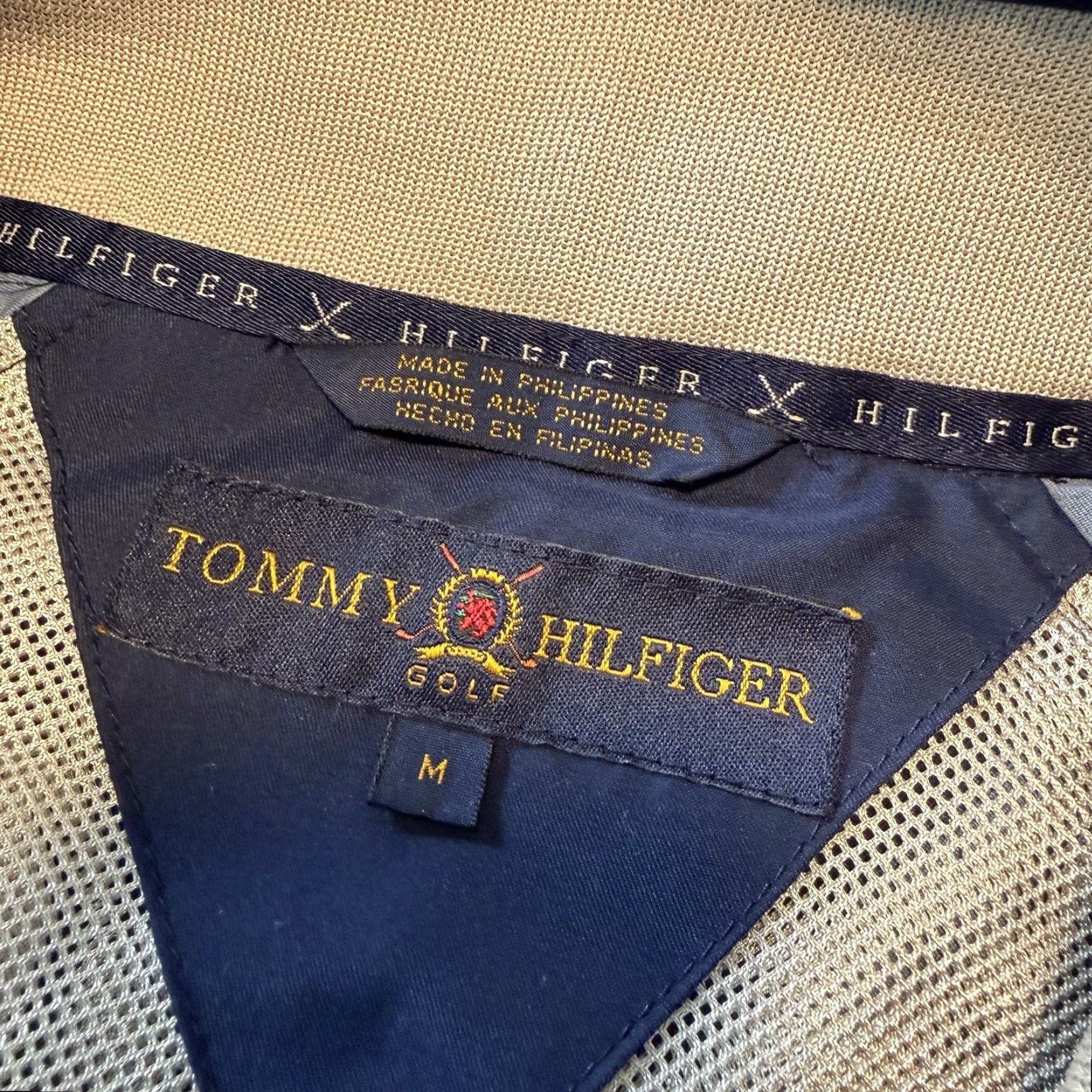 Tommy Hilfiger VINTAGE Tommy Hilfiger Sawgrass Country Club Golf 1/4 Zip Pullover Jacket Medium Blue Women/Mens? Size M / US 6-8 / IT 42-44 - 4 Thumbnail