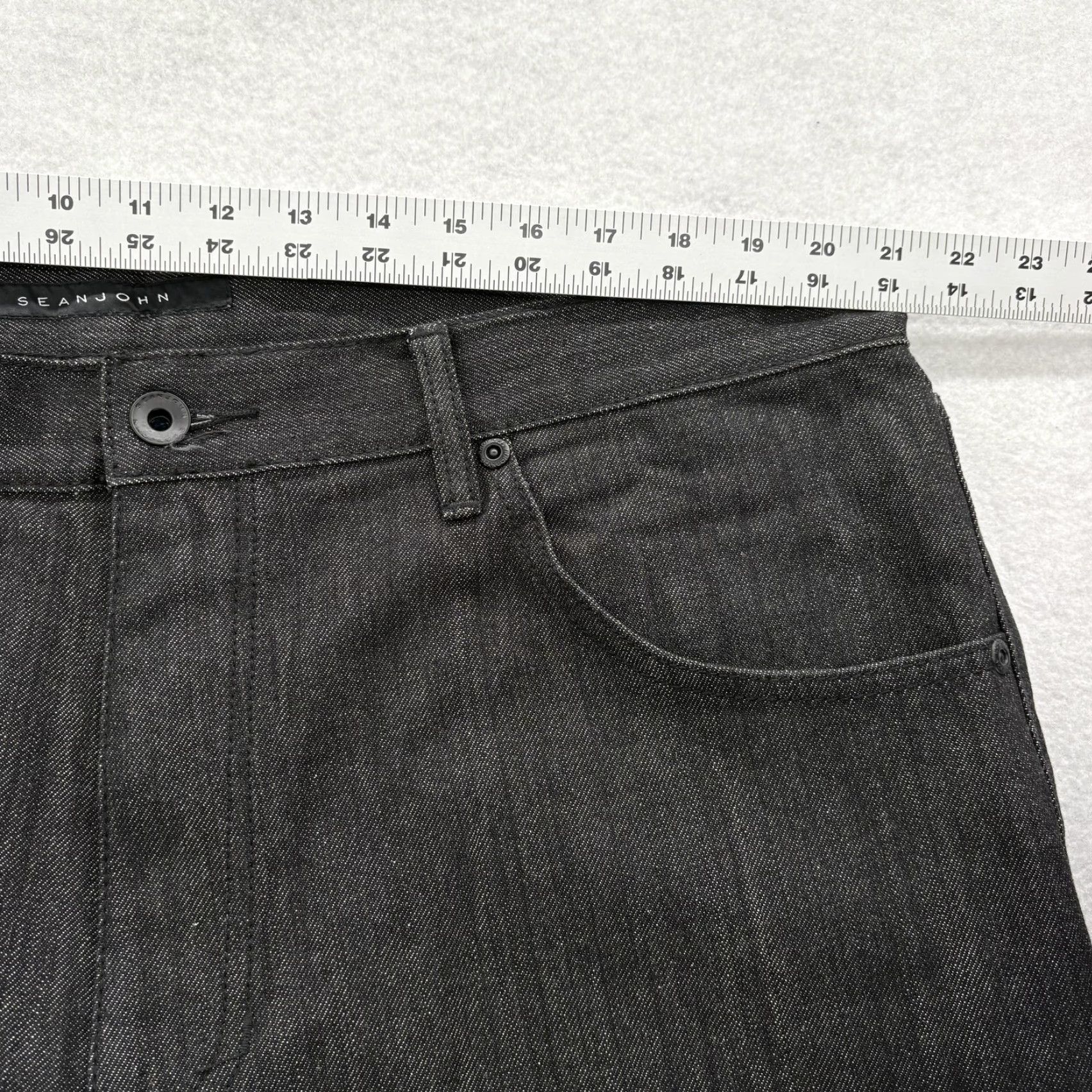 Sean John VINTAGE Sean John Jeans Mens 40x32 Black Hamilton Straight Leg Denim Hip Hop 90s Mens Jeans Size US 40 / EU 56 - 7 Thumbnail