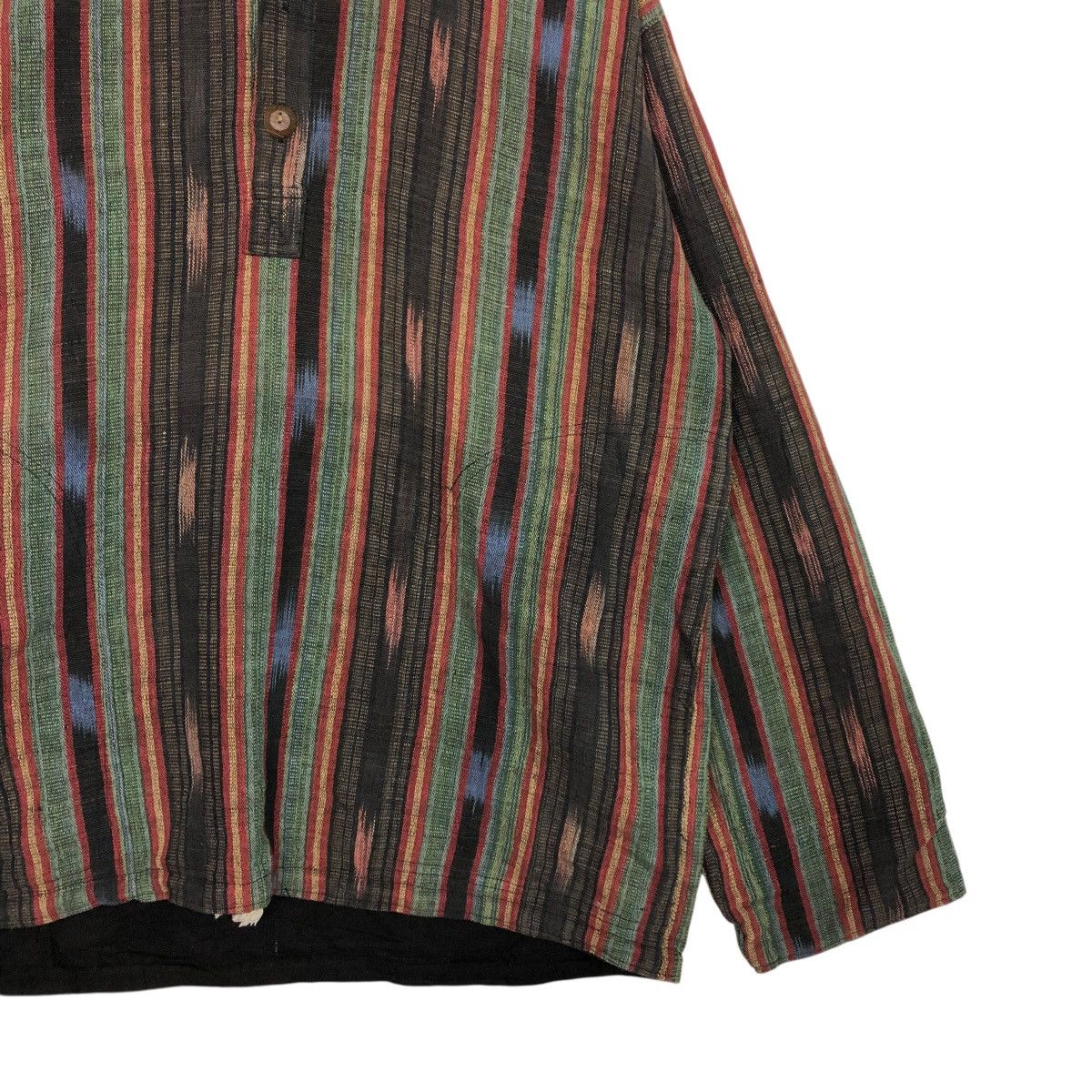 Japanese Brand 🔥VINTAGE BAJRA PULL OVER HICKORY STRIPED LAXMI ISSEY MIYAKE Size US M / EU 48-50 / 2 - 7 Thumbnail