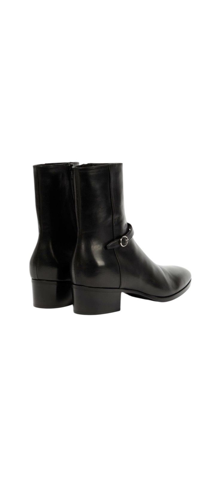 Saint Laurent Paris Saint Laurent Vlad 45 Leather Ankle Boots Size US 10 / EU 43 - 2 Thumbnail