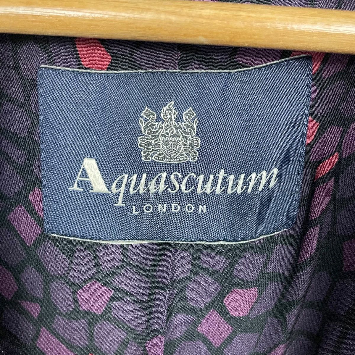 Aquascutum Aquascutum Rabbit Fur Purple Wool Coat Size S / US 4 / IT 40 - 16 Thumbnail