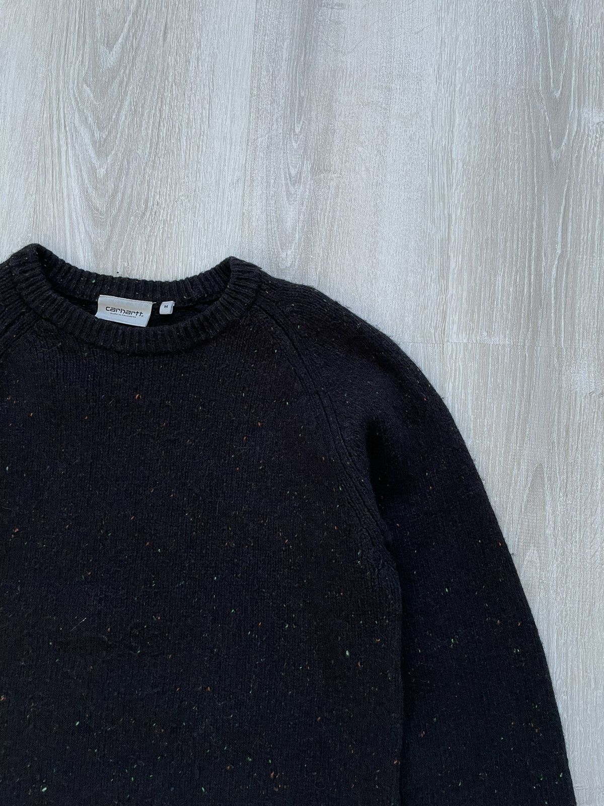 Carhartt × Carhartt Wip × Vintage Carhartt Sweater Anglistic Lambswool Pullover Wool Size US S / EU 44-46 / 1 - 4 Thumbnail