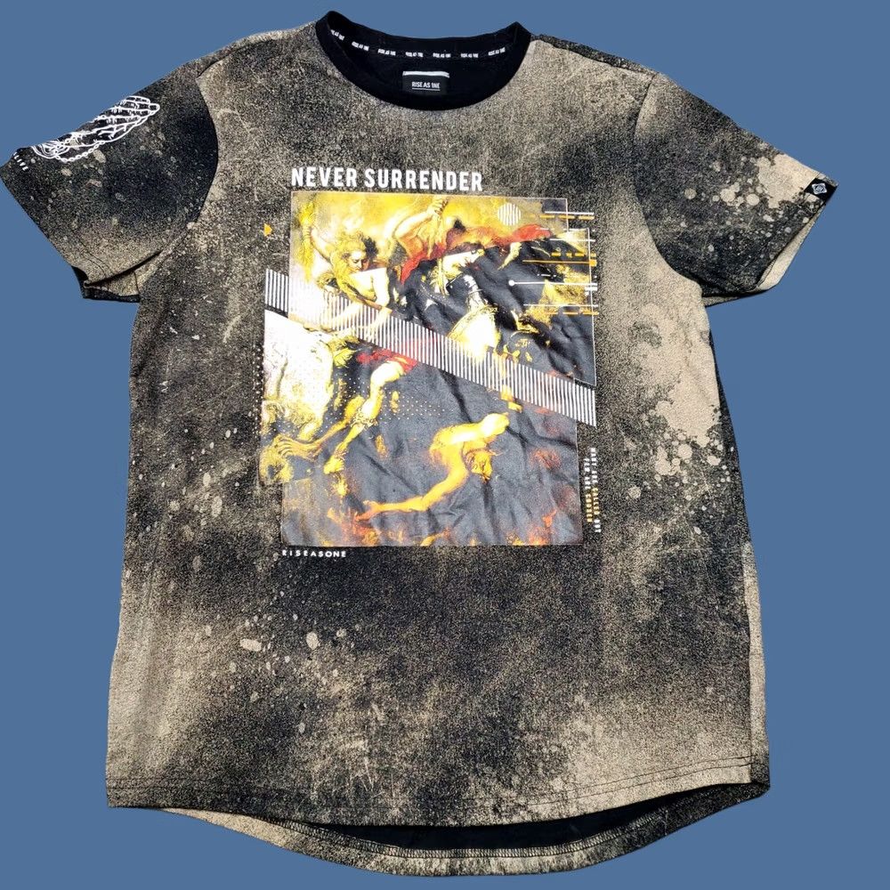 Yeezy Yeezy Shirt Mens Black Bleach Wash Kanye Crewneck Rise As 1ne Never Surrender Size US L / EU 52-54 / 3 - 1 Thumbnail