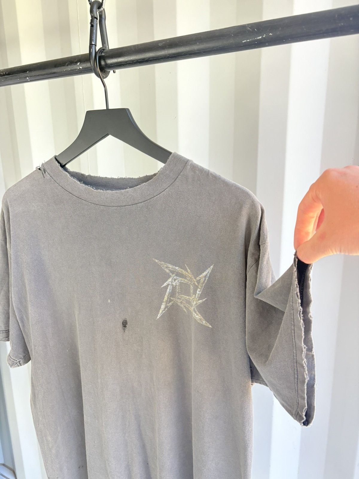 Band Tees Vintage Metallica Faded Distressed Shirt Band GRUNGE Size US XXL / EU 58 / 5 - 6 Thumbnail
