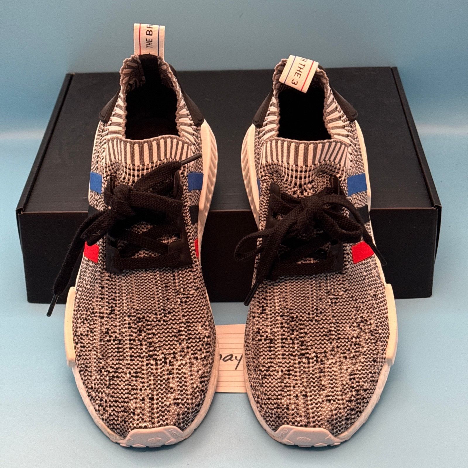 Adidas adidas NMD_R1 PK Tri Color Stripes White m8 Size US 8 / EU 41 - 6 Thumbnail