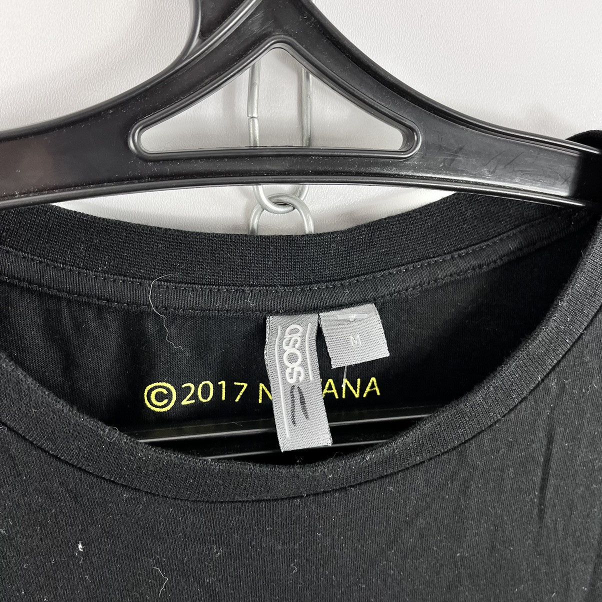 Asos × Nirvana ASOS Nirvana Rock Band T-Shirt Big Logo Smile Black Size M Size US M / EU 48-50 / 2 - 6 Thumbnail