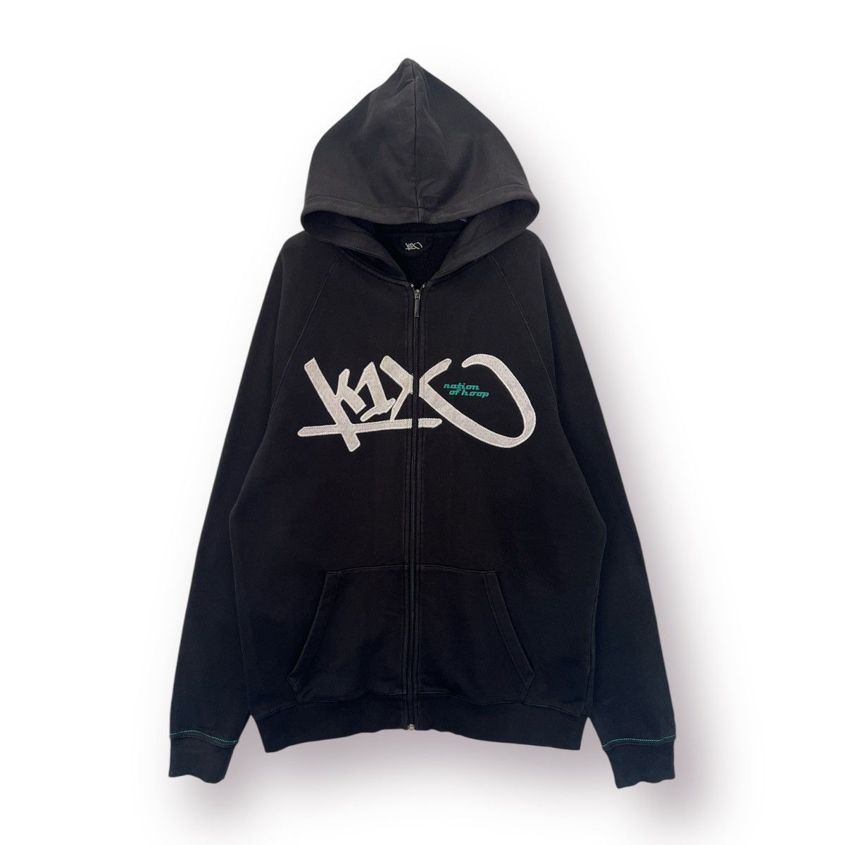 Japanese Brand 🔥 K1X japanese Streetwear black hoodie zipper - 2XL Size US L / EU 52-54 / 3 - 1 Thumbnail