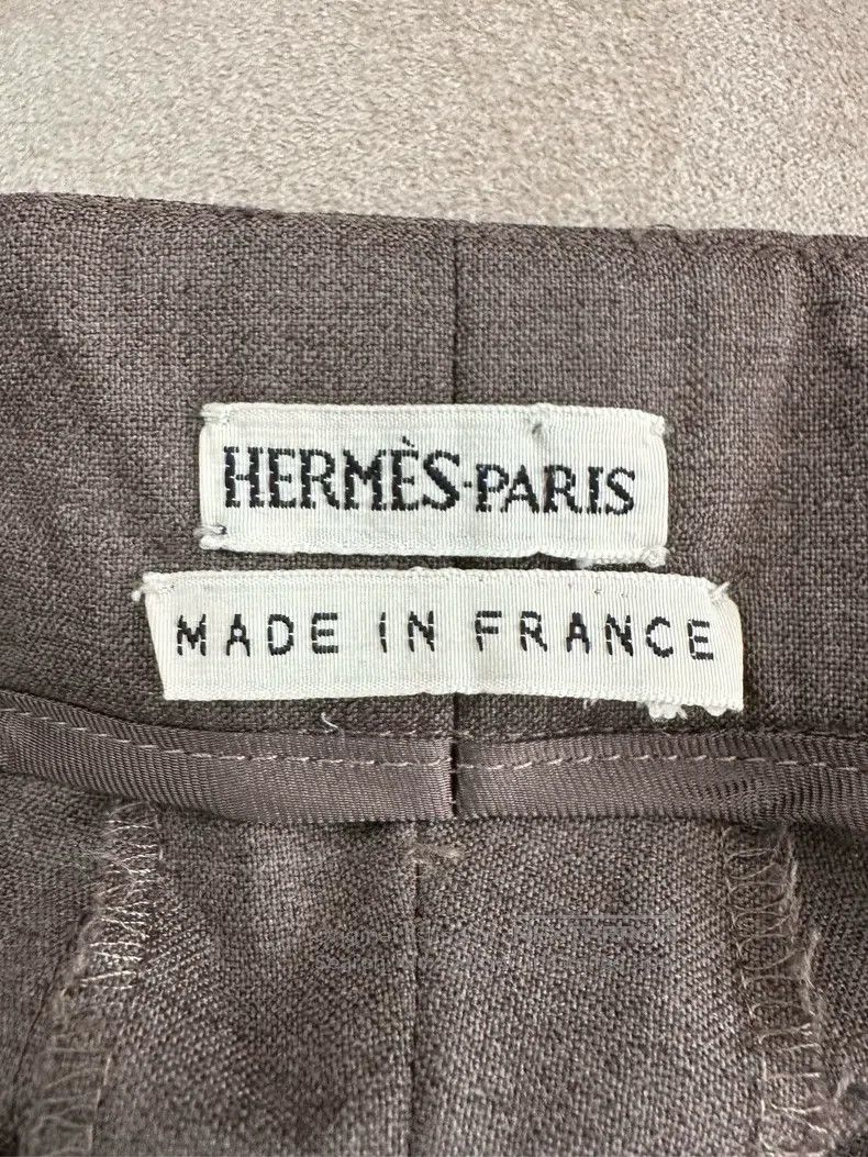 Hermes Hermes size M Margiela Era Wool Crepe Pleated Casual Busine Size 26" / US 2 / IT 38 - 8 Thumbnail