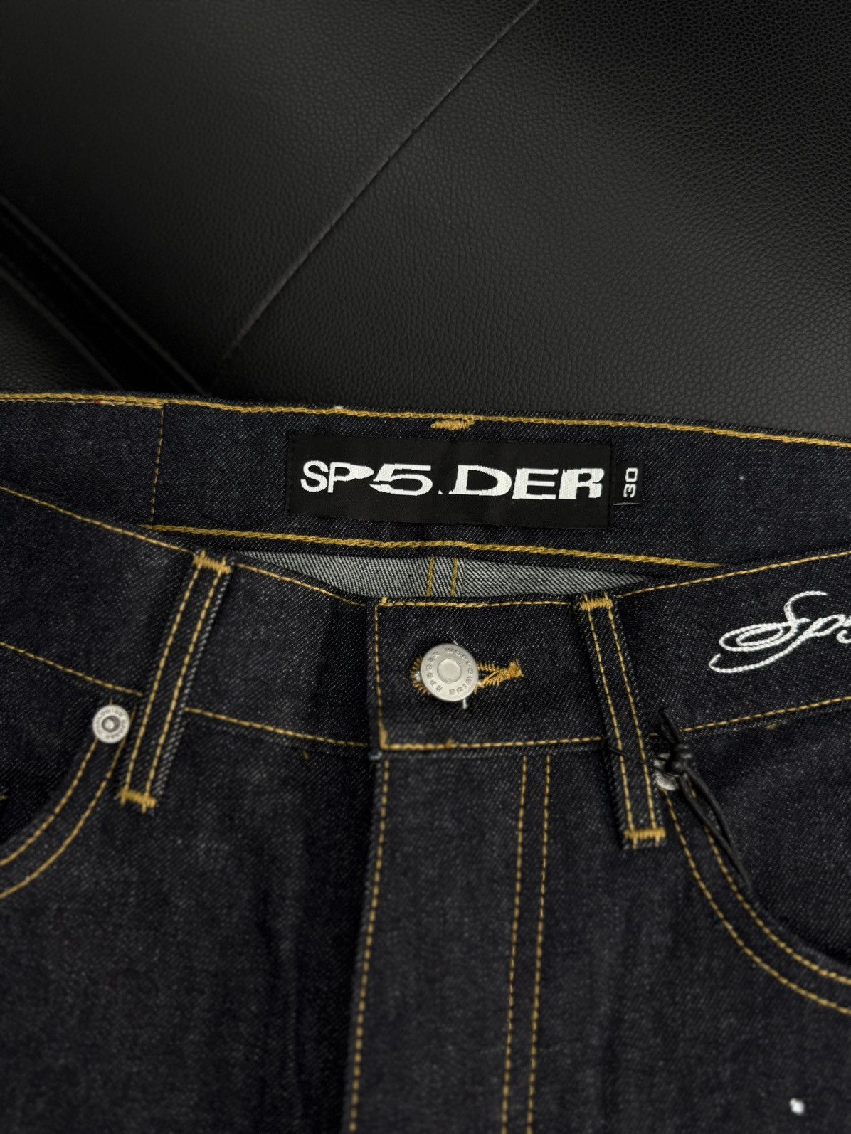 Sp5der Sp5der Rhinestone Crystal Jean Shorts Size (30) NEW Size US 30 / EU 46 - 6 Thumbnail