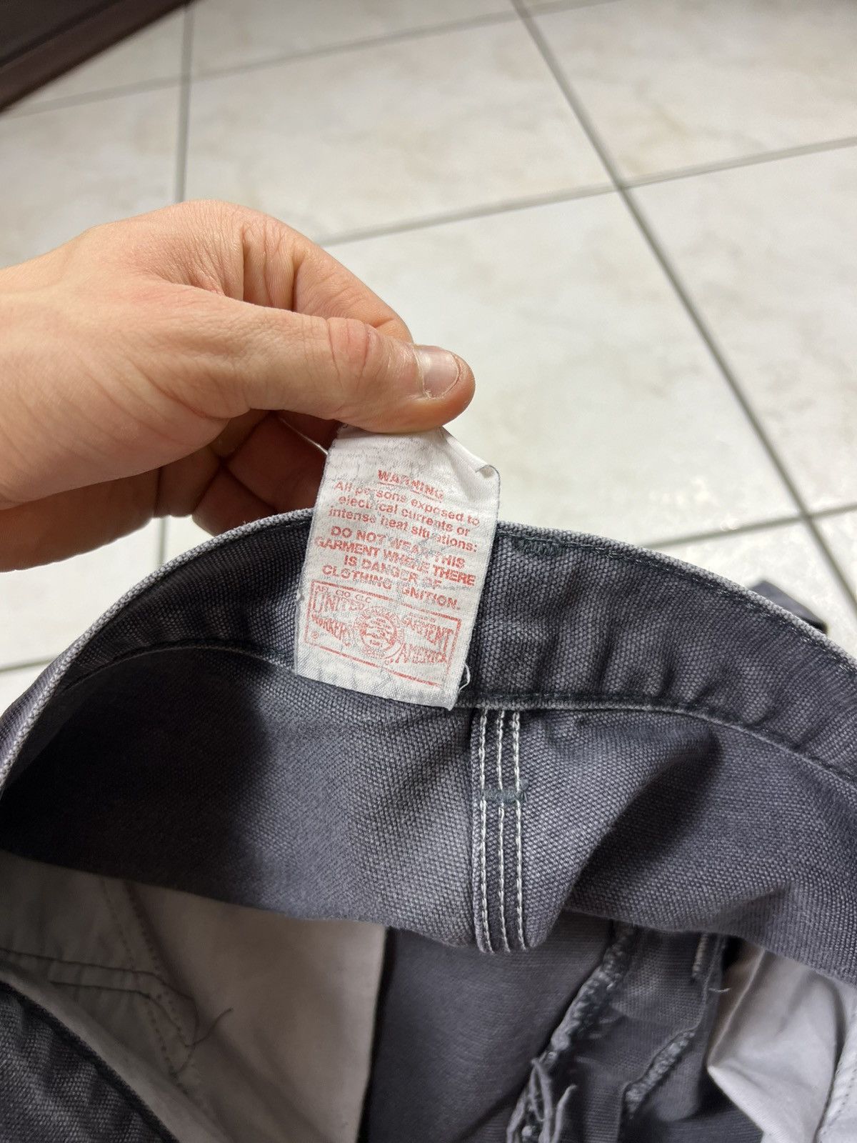 Carhartt Vintage 90s Carhatt double knee washed y2k sun faded pants Size US 29 - 24 Thumbnail