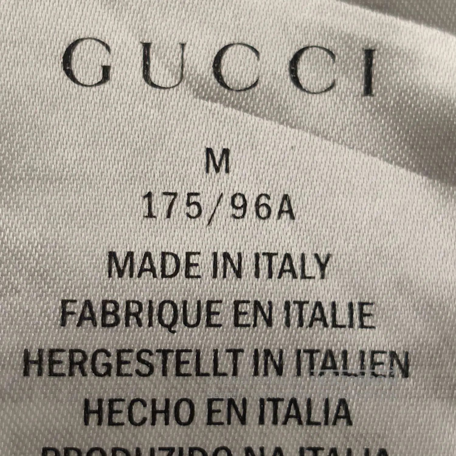 Gucci Gucci M Cotton Colorblock Collar Polo Shirt. Size US M / EU 48-50 / 2 - 5 Thumbnail