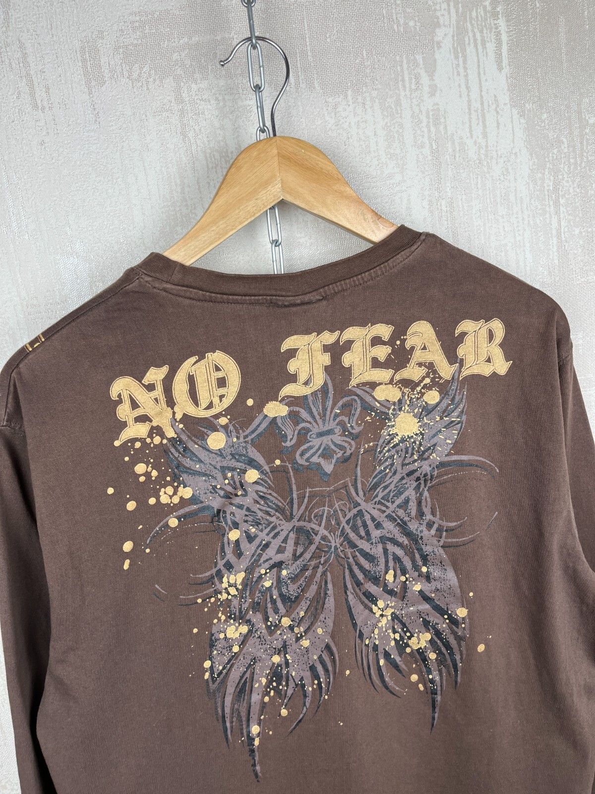 No Fear Vintage No Fear Skulls Chain Men's Long Sleeve T-shirt Y2K Size US M / EU 48-50 / 2 - 16 Thumbnail