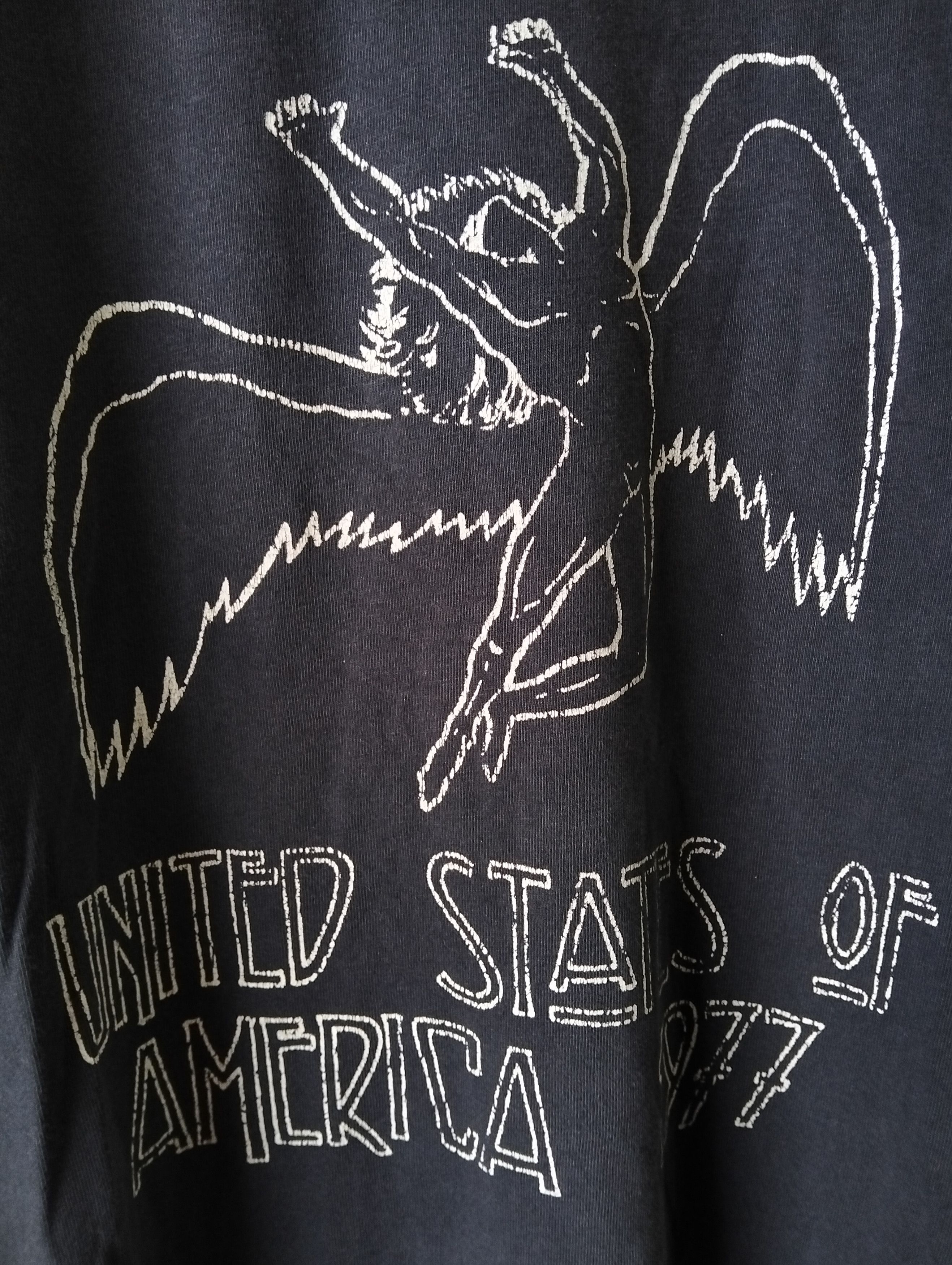 Band Tees × Led Zeppelin 🔥 Led Zeppelin Icarus USA Tour 1977 Vintage-Inspired tee 🔥 Size US L / EU 52-54 / 3 - 5 Thumbnail
