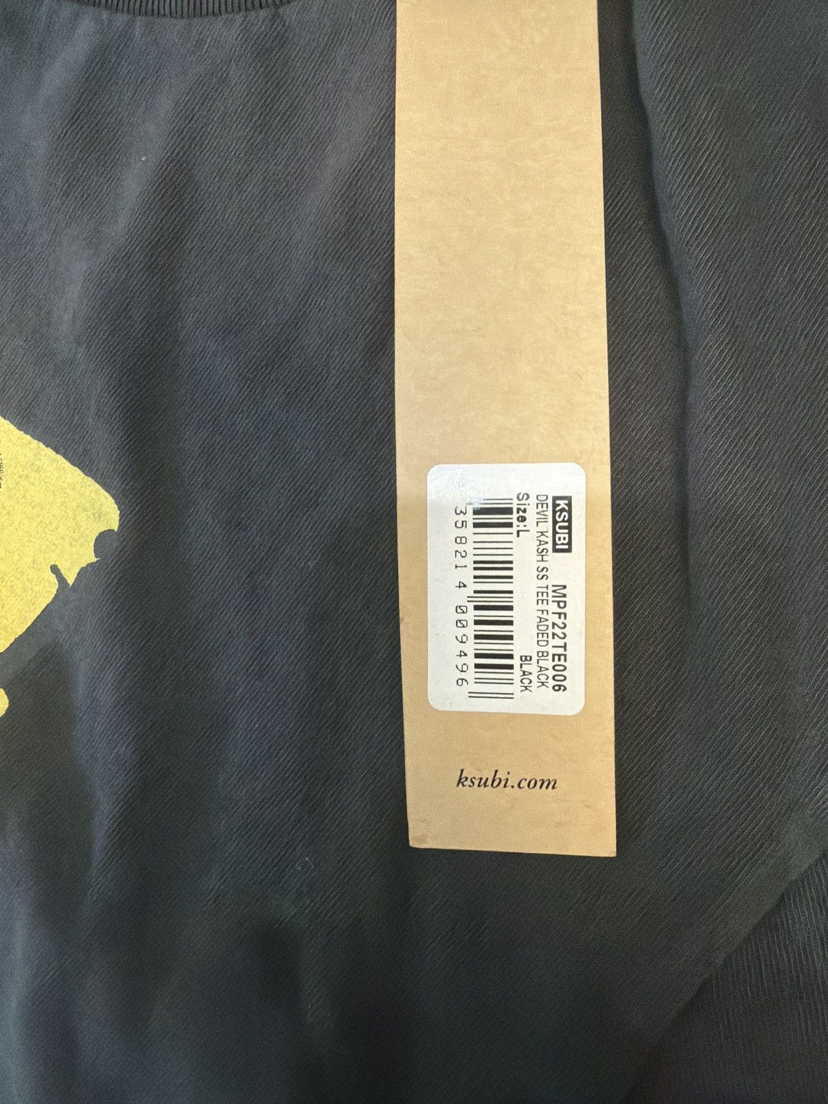 Ksubi Ksubi Devil Kash SS Tee Faded Black Size US L / EU 52-54 / 3 - 7 Thumbnail