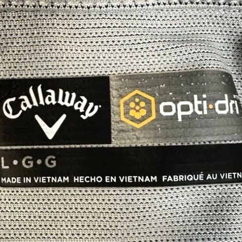 Callaway Callaway Opti-Dri Mens Golf Polo Shirt Large Grey Short Sleeve Polo Athletic Shirt Mens Size US L / EU 52-54 / 3 - 4 Thumbnail