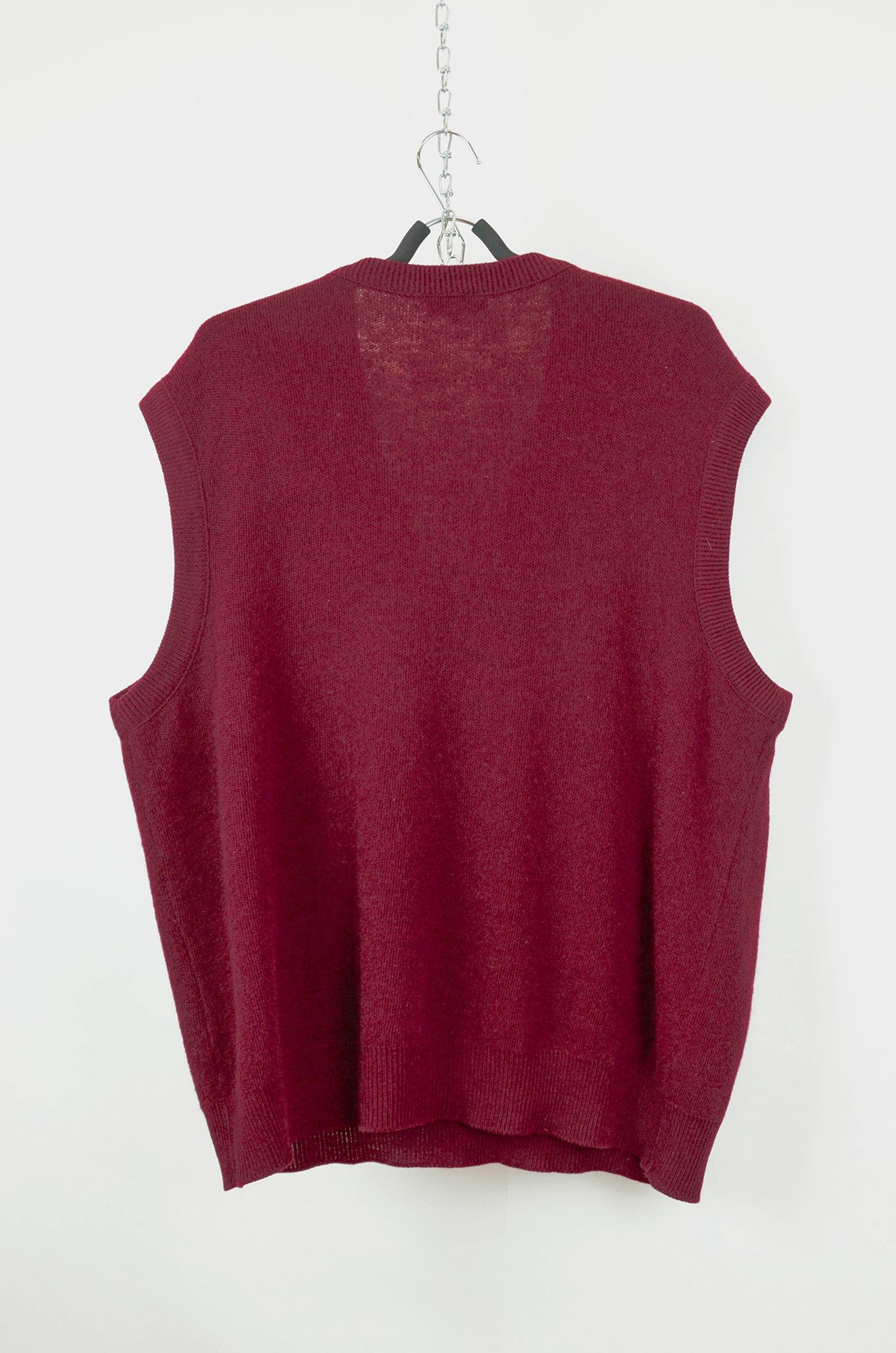 Lacoste Vintage Lacoste Wool Knit Vest – Made in France (6) Size US XXL / EU 58 / 5 - 2 Thumbnail