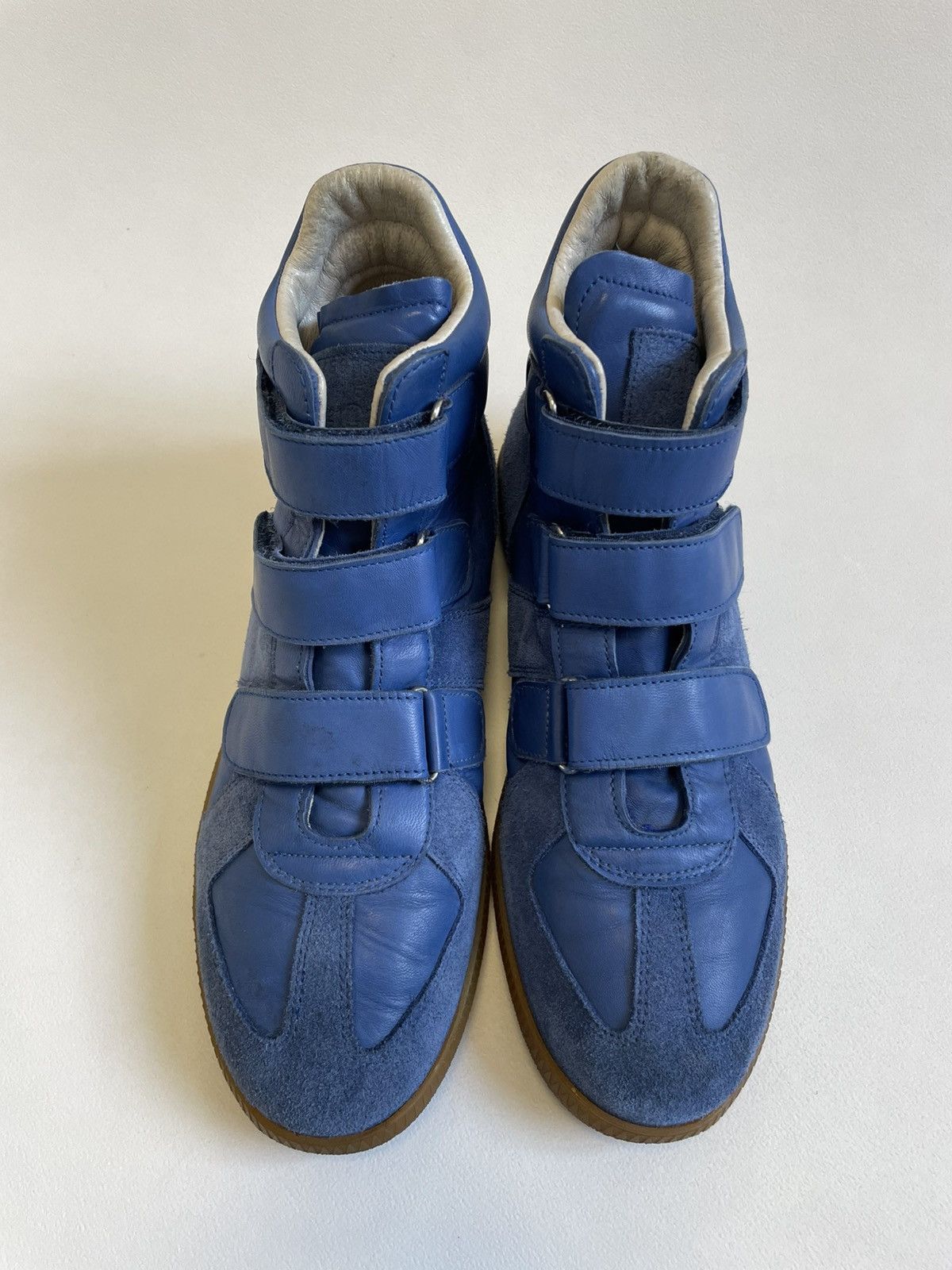 Maison Margiela Royal Blue Velcro GAT Sneakers Size US 8 / EU 41 - 3 Thumbnail