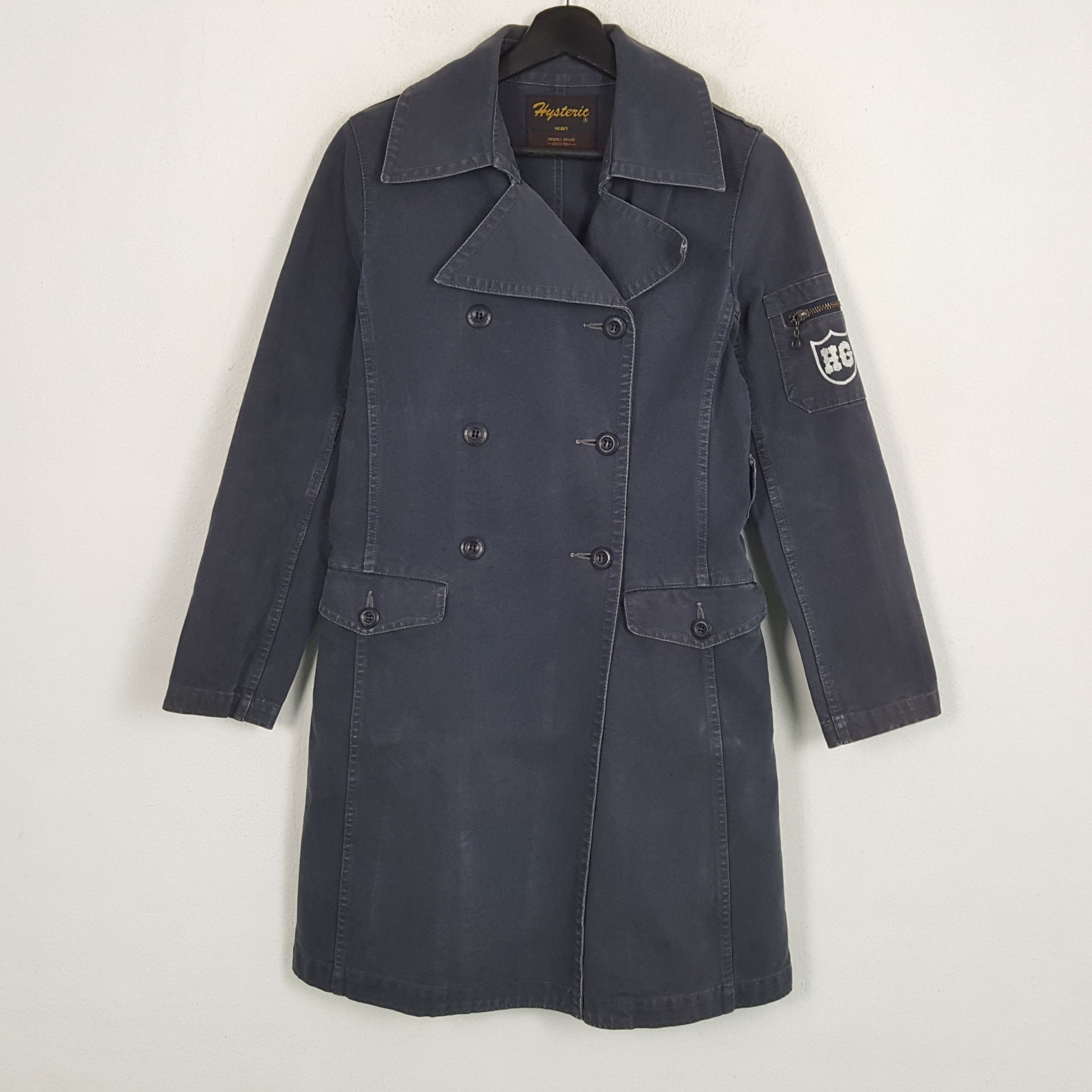 Hysteric Glamour × Japanese Brand × Vintage HYSTERIC GLAMOUR Japanese Brand Custom Art Long Jacket Size XS / US 0-2 / IT 36-38 - 3 Thumbnail