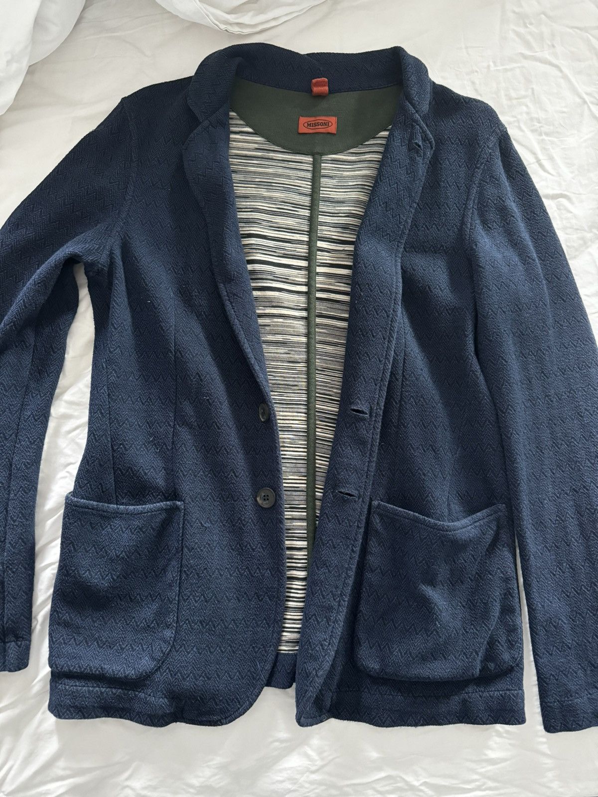 Missoni Missoni blue blazer jumper Size 38R - 1 Thumbnail