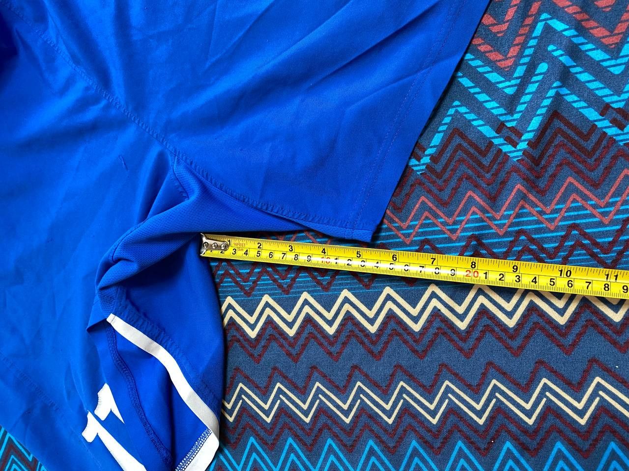 Nike shorts blue streetwear logo NIKE Vintage crazy Y2K Size US 34 / EU 50 - 15 Thumbnail