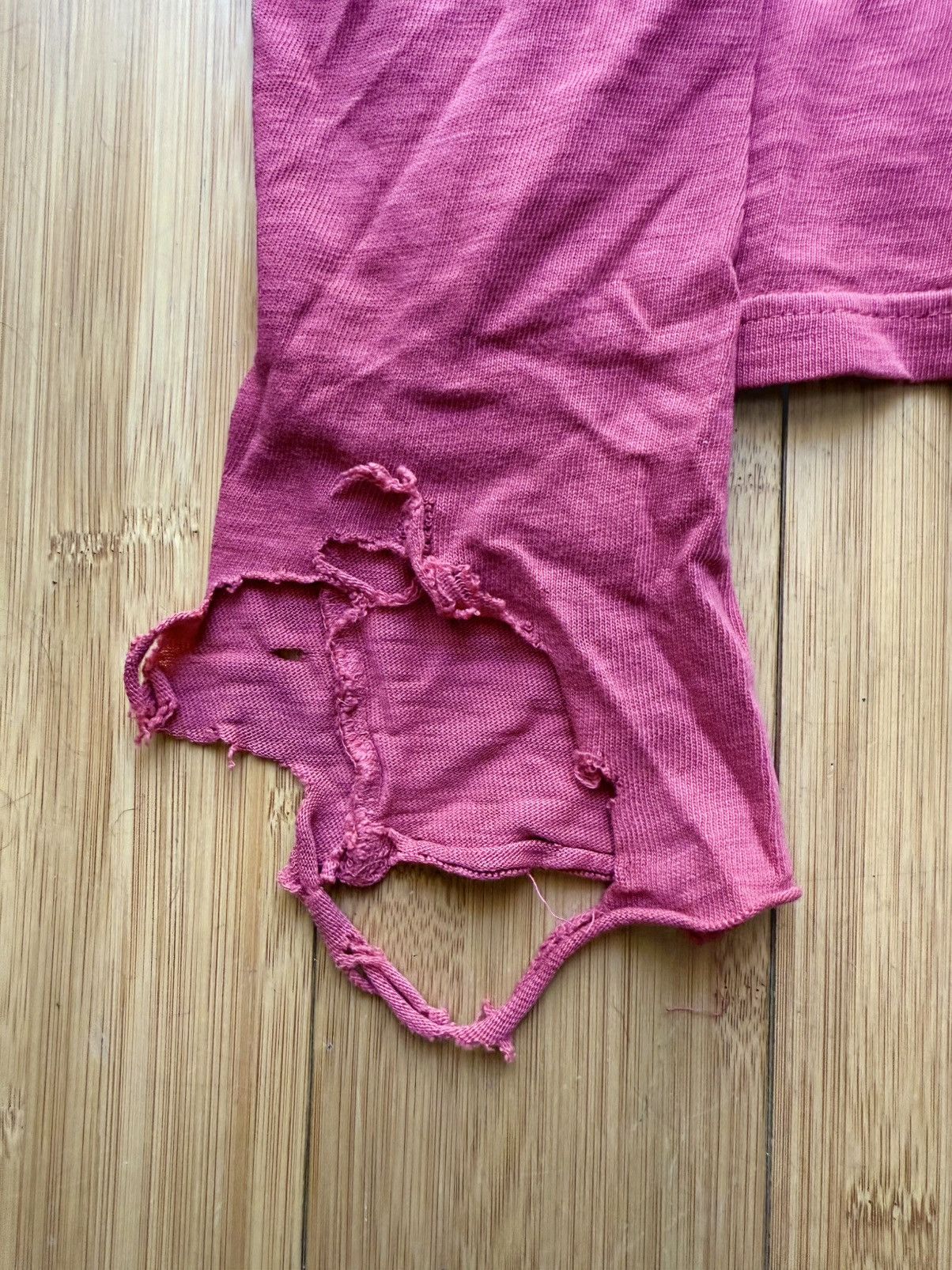 Kapital Thrashed and rare early 2000s long sleeve slub shirt Size US M / EU 48-50 / 2 - 7 Thumbnail