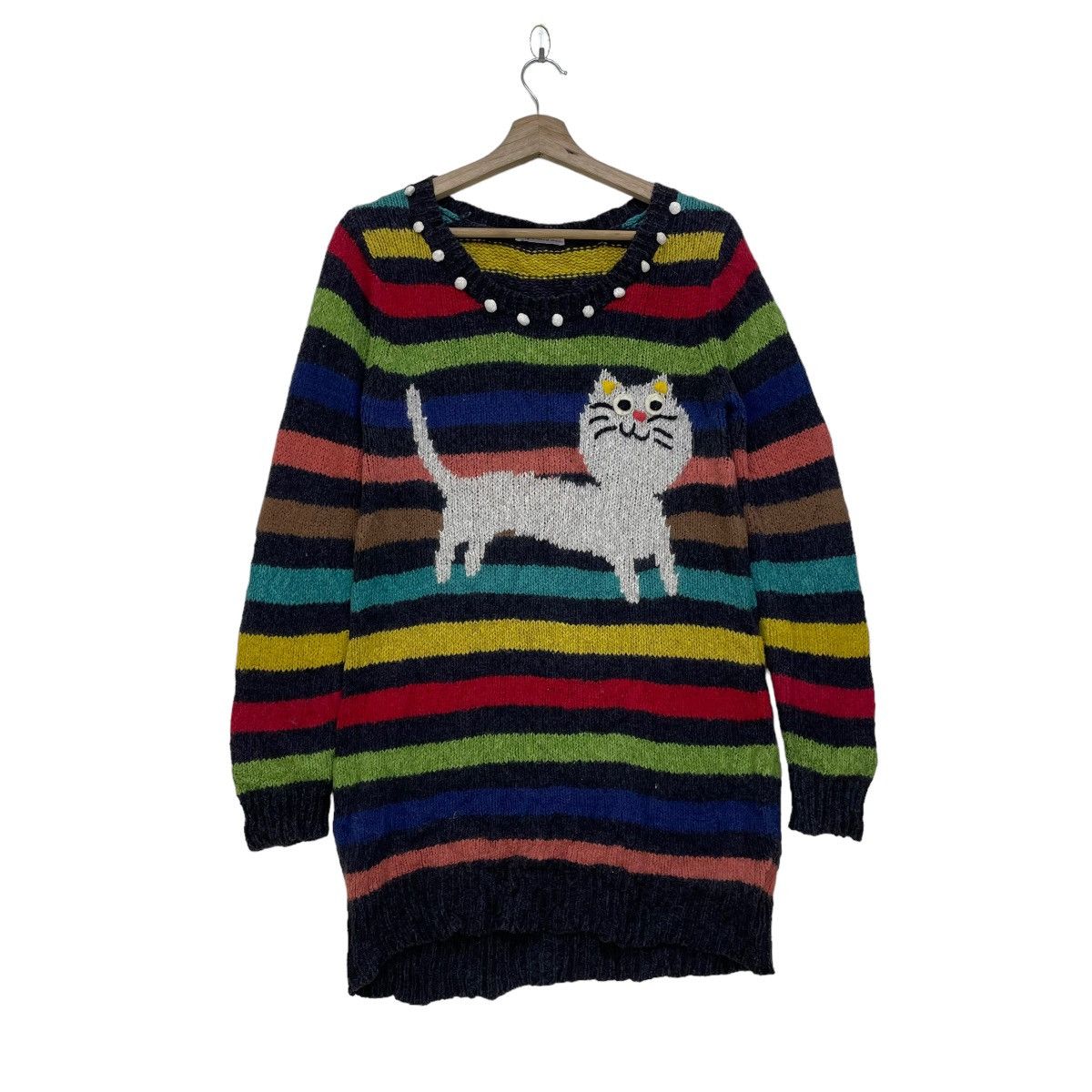 Aran Isles Knitwear Awesome Rough Knit Pullover Jacket Size M / US 6-8 / IT 42-44 - 1 Thumbnail