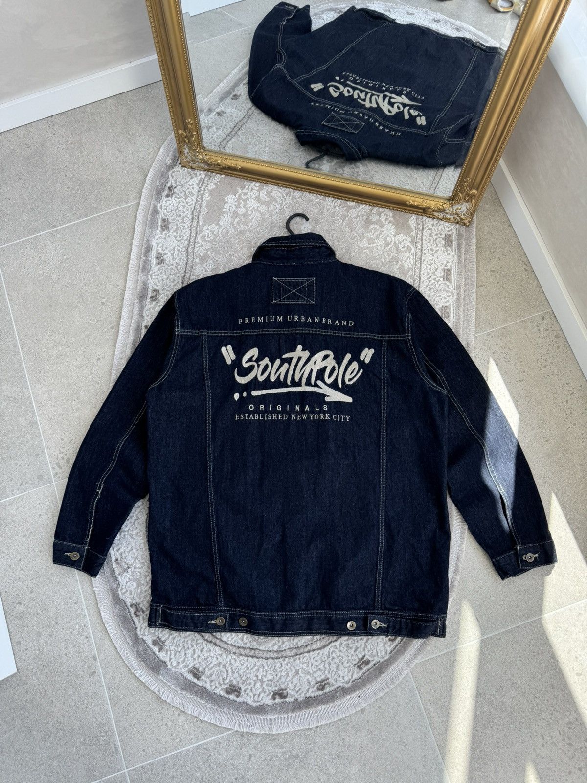 Southpole SouthPole Y2k Japan Denim Jacket Vintage Jeans Size Xl Size US XL / EU 56 / 4 - 1 Thumbnail