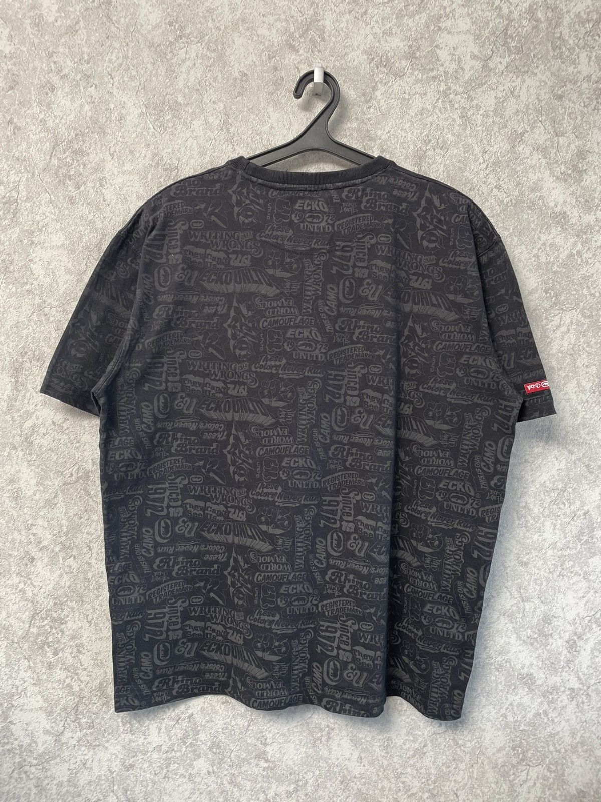 Ecko Unltd. Vintage Ecko Unltd Embroidered Logo Allover Print T-Shirt Size US L / EU 52-54 / 3 - 12 Thumbnail
