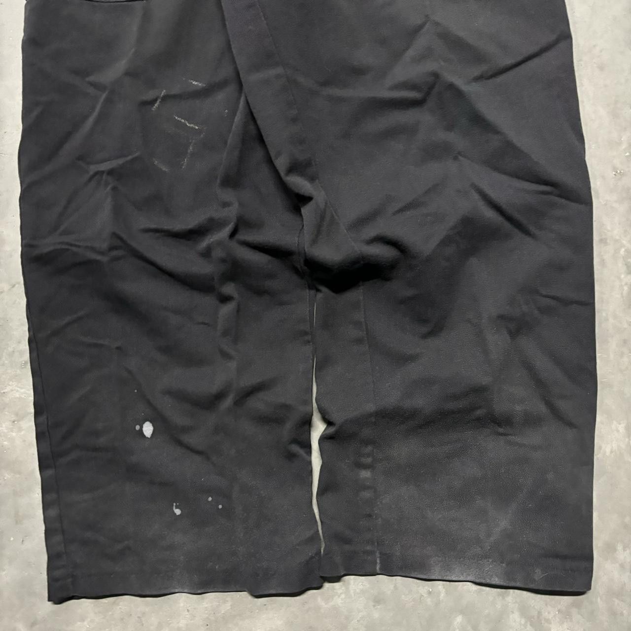 Japanese Brand × Vintage Crazy Vintage Y2K/2000s Baggy Grunge Black Skater Workwear Cargo Pants! Size US 36 / EU 52 - 6 Thumbnail