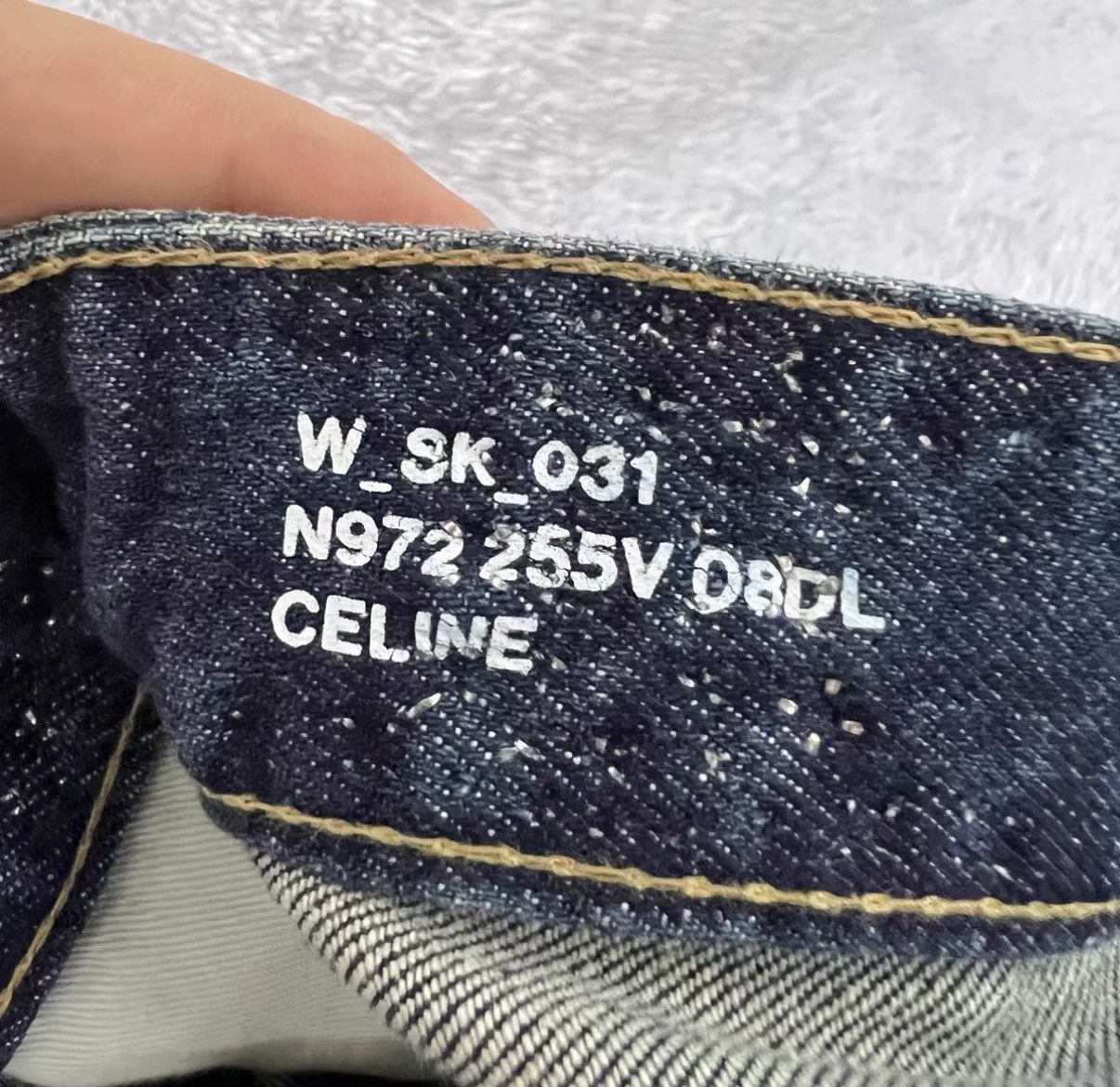 Celine Celine Washed Rivet Logo Jeans J41 Size 26" / US 2 / IT 38 - 4 Thumbnail