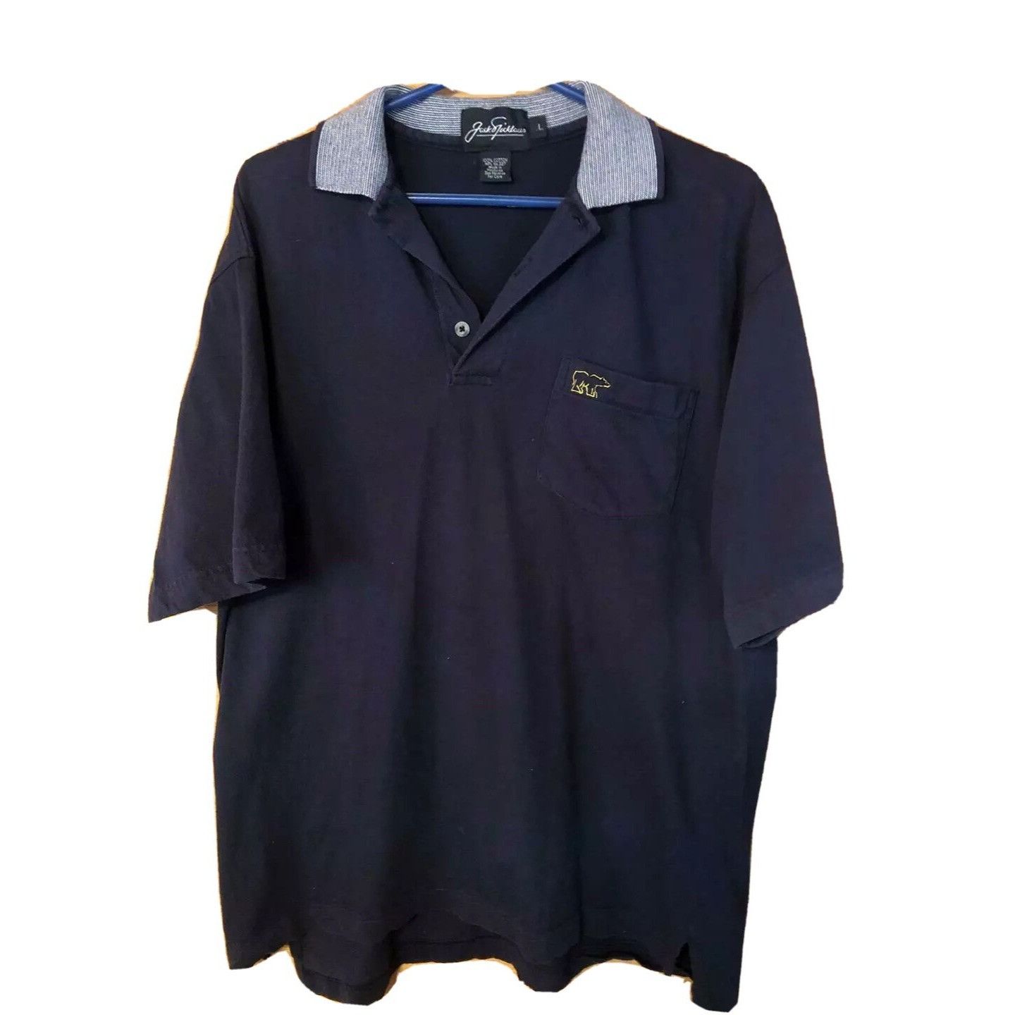 Other Jack Nicklaus Golden Bear Logo Dark Blue Large Polo Shirt 10 Size US L / EU 52-54 / 3 - 1 Thumbnail