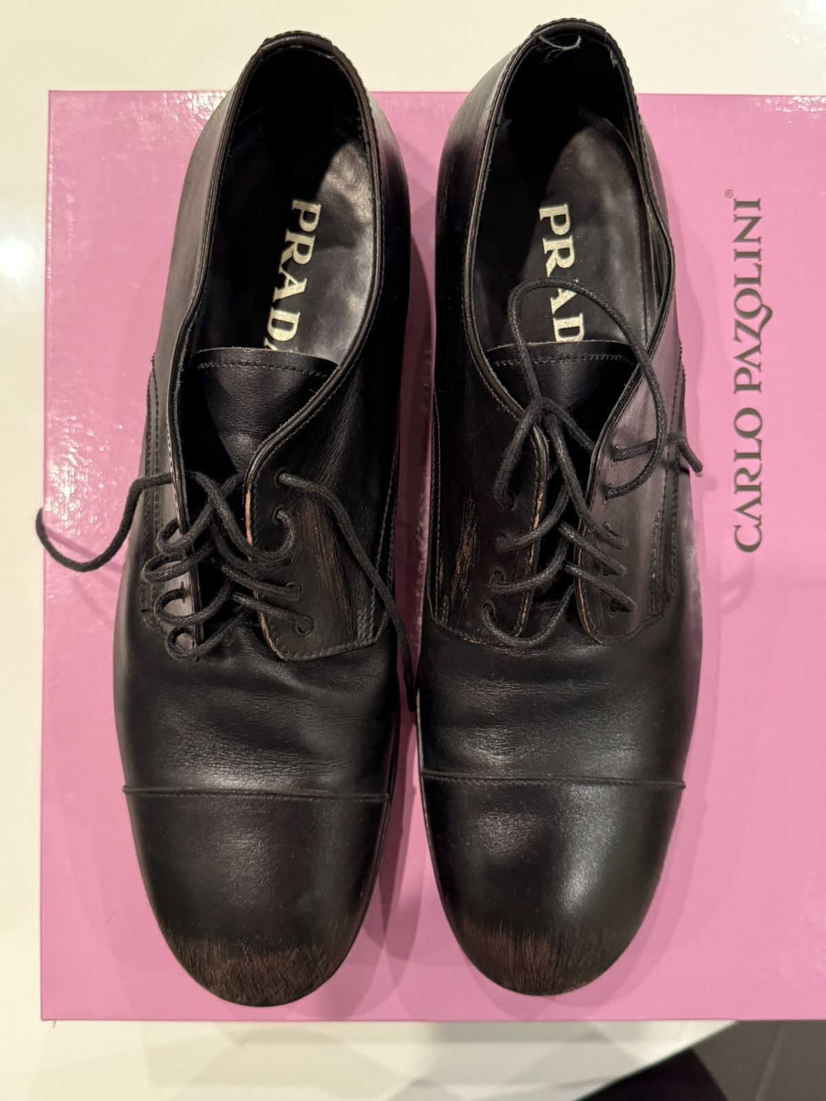 Prada Prada distressed shoes Size US 7 / EU 40 - 2 Thumbnail